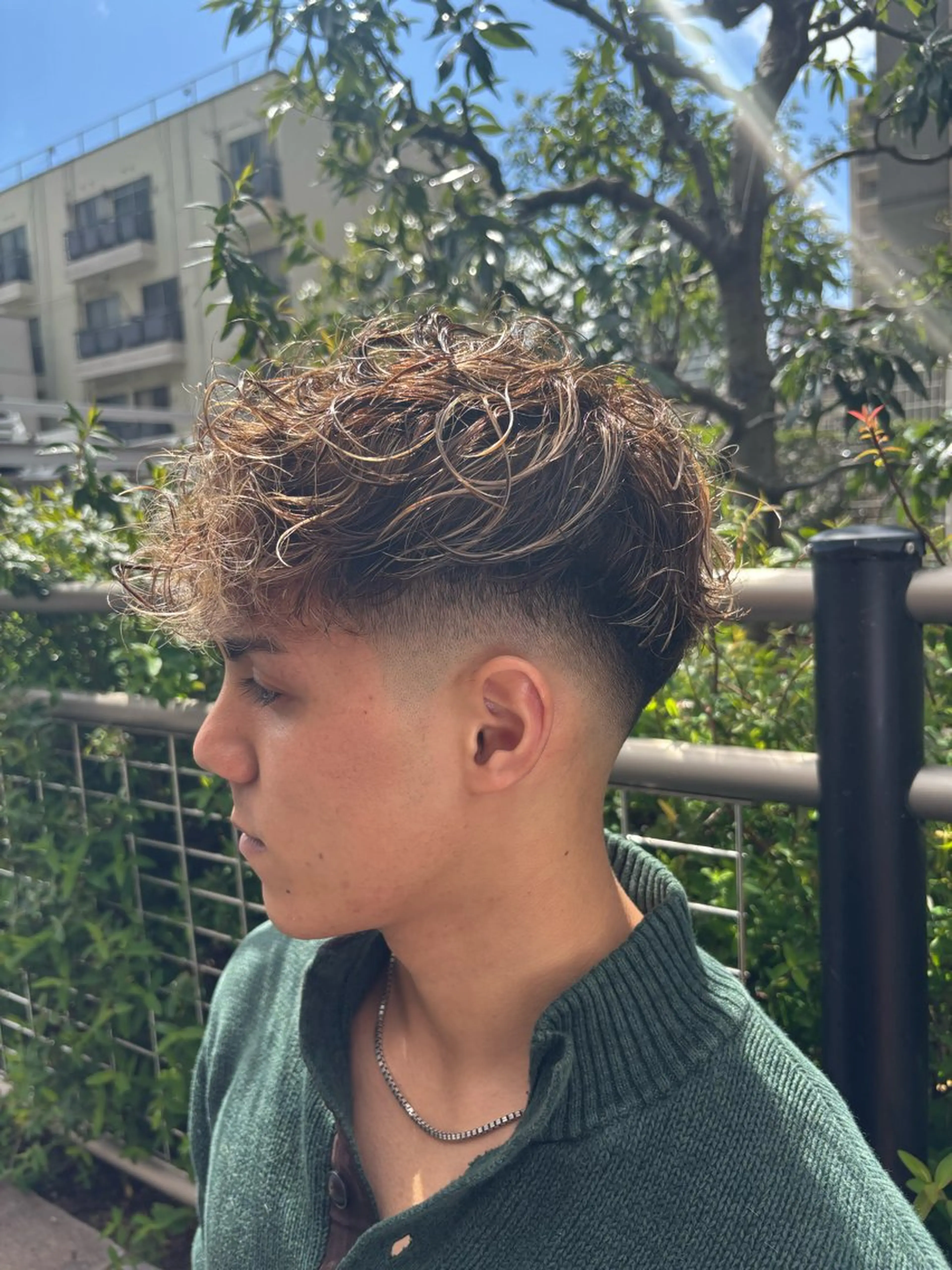 ショート カラー パーマ メンズ特化サロン 高山佑真のヘアスタイル