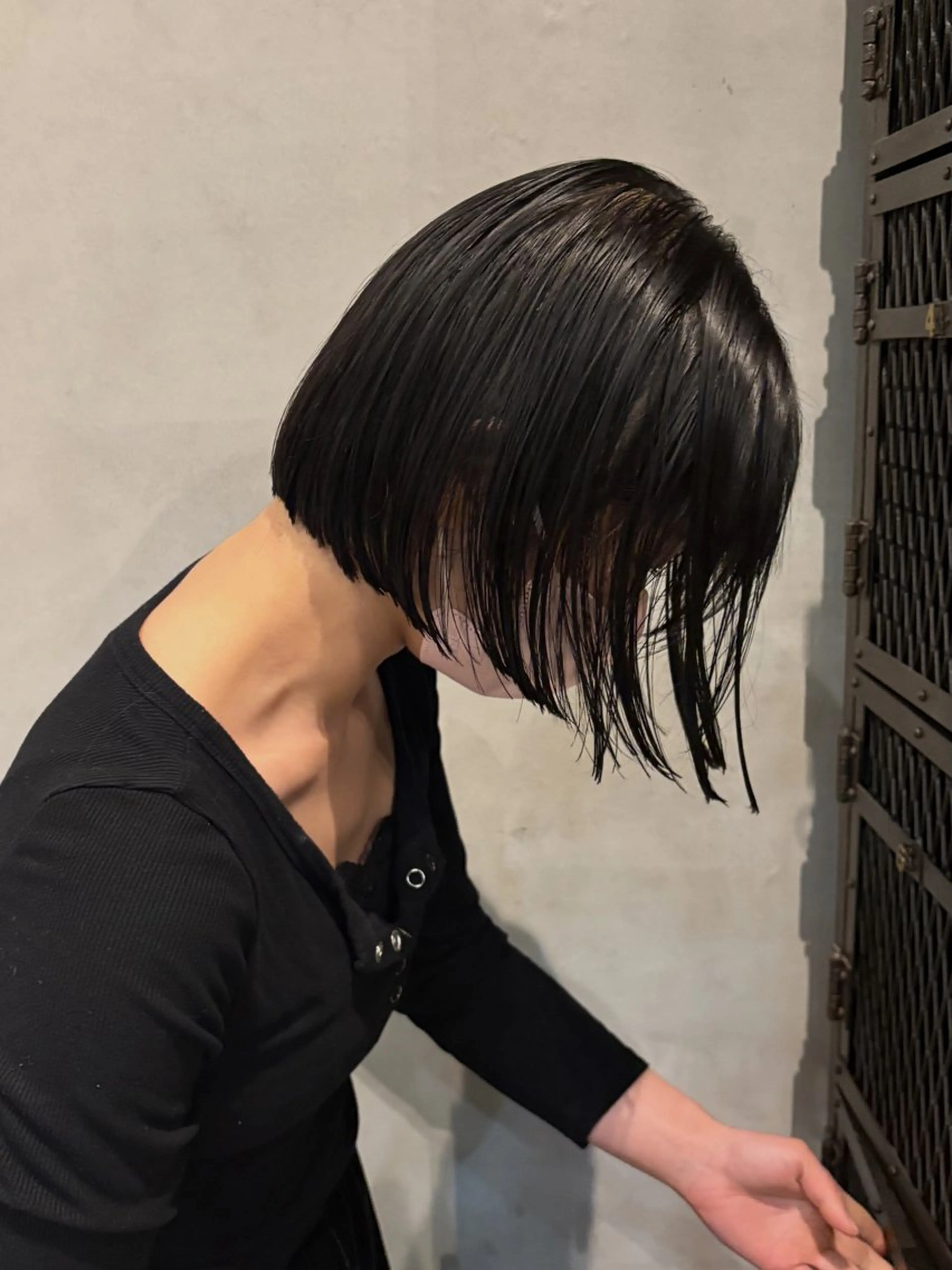 ショート ボブ 小顔カット 佐々木 蓮のヘアスタイル