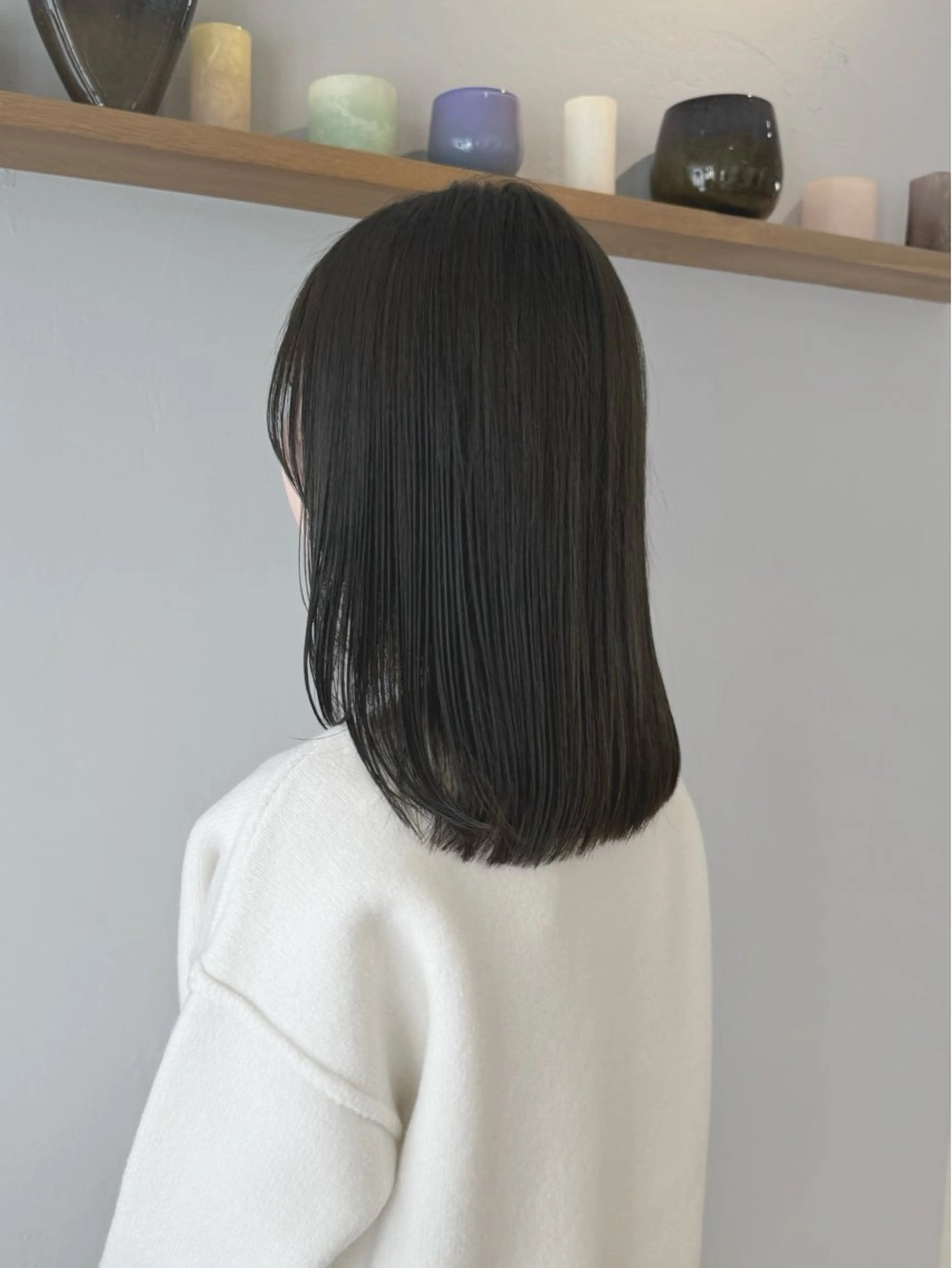 ミディアム カラー カット ヘアカラー 艶カラー 🤍🫧/makoのヘアスタイル