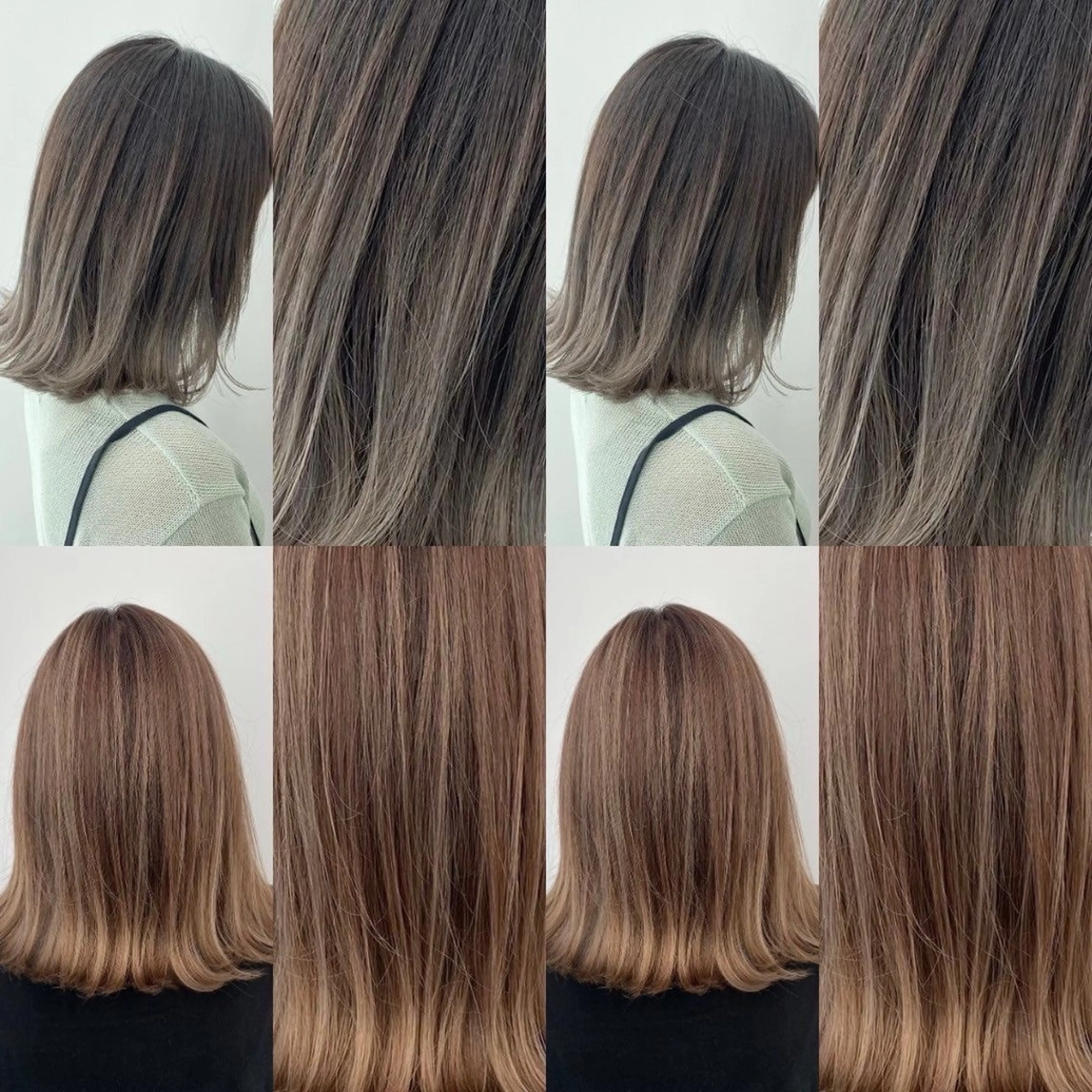 ミディアム カラー ヘアカラー ✨韓国艶髪✨ケア ブリーチ🫧アキラのヘアスタイル