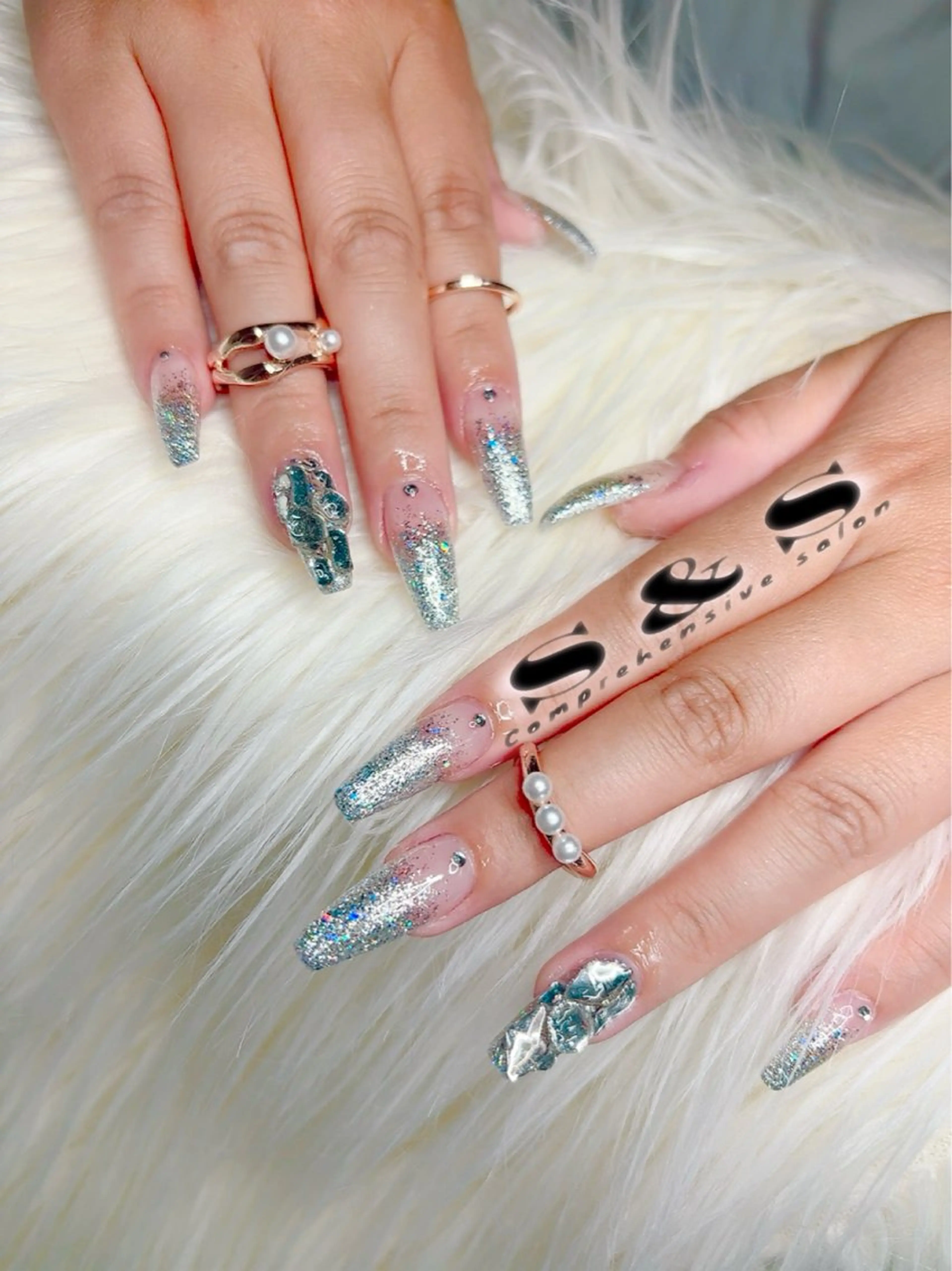 ネイル 長さ出し メンズネイル 持ち込み ワンホンネイル S&S 村田小百合のネイルデザイン