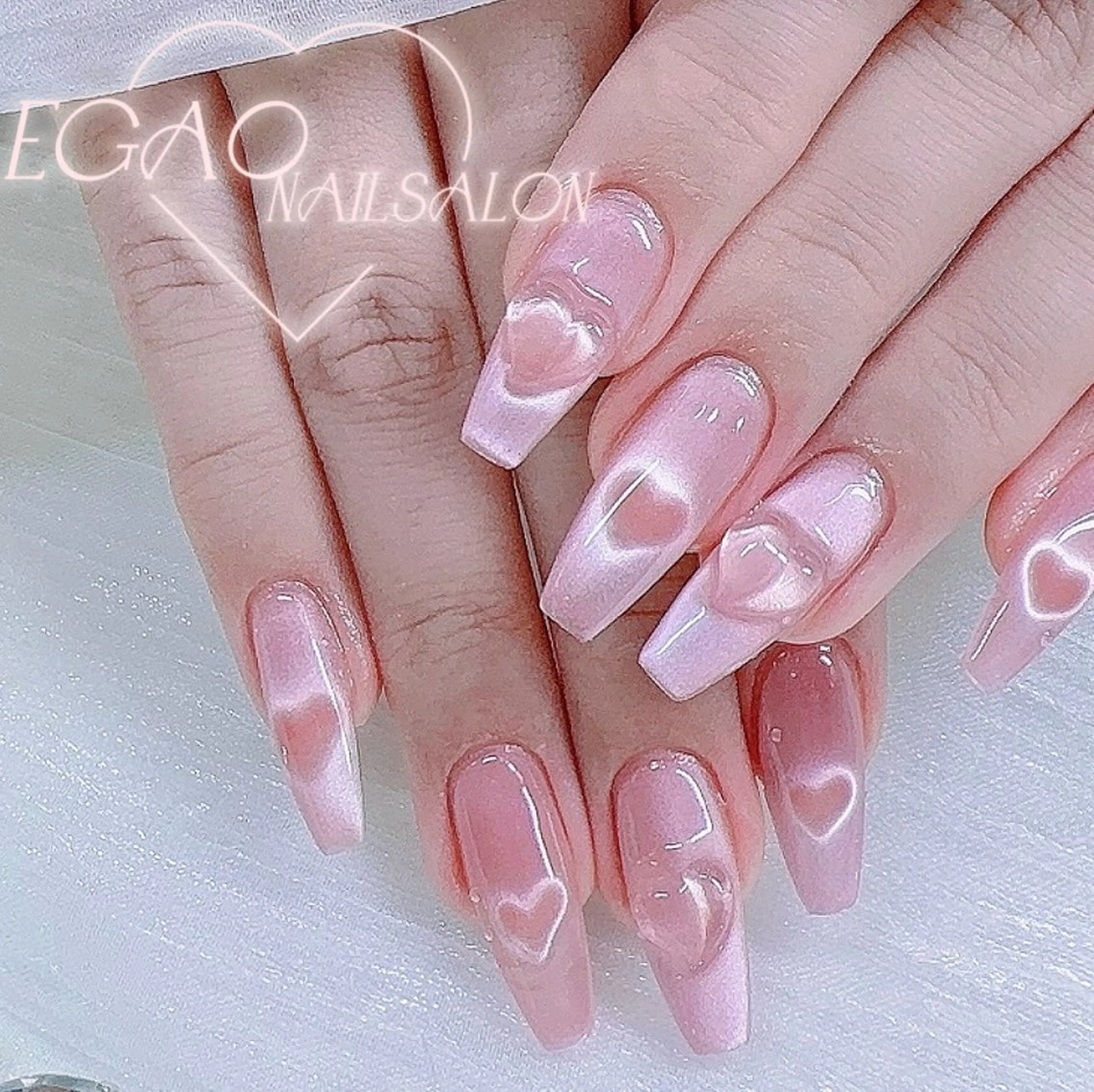 ネイル アートネイル フットネイル フレンチネイル ジェルネイル グラデーション ハンドネイル Egao Nail Salonのネイルデザイン