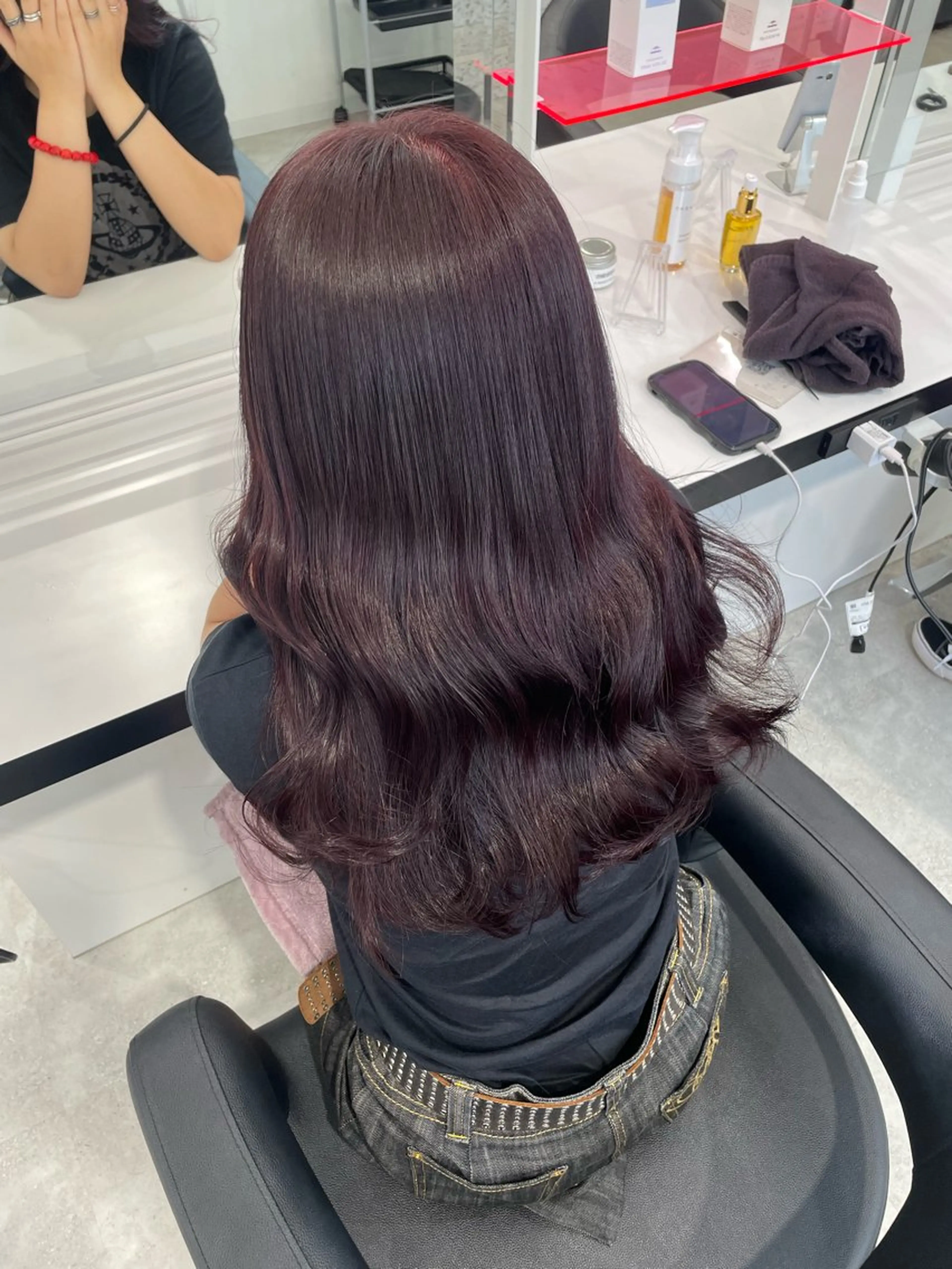 ロング カラー エフェクトブリーチ／ レイヤーカット／翔のヘアスタイル