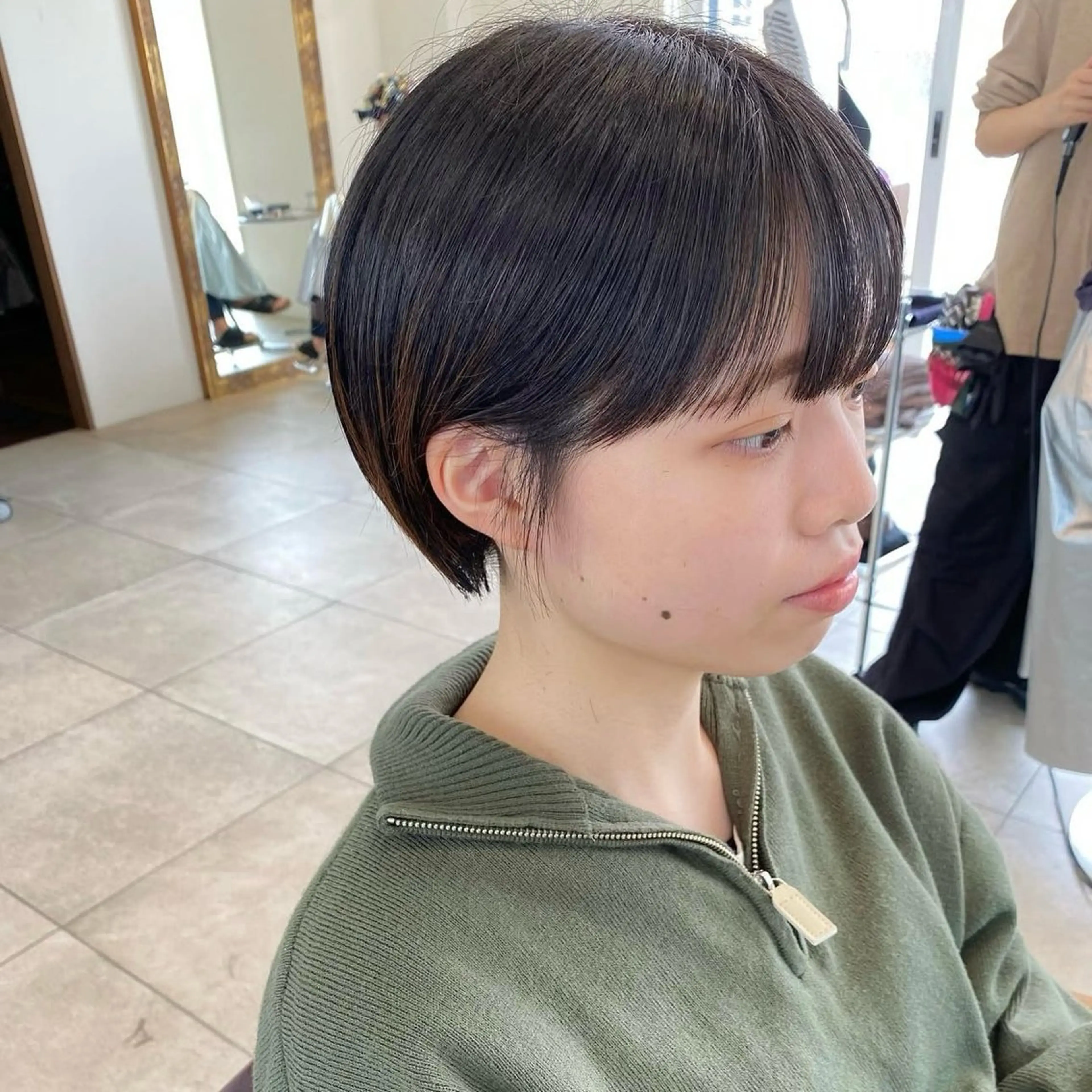 ショート カラー ボブ ショートヘア benji所属・Hamatsu Misakiのヘアスタイル