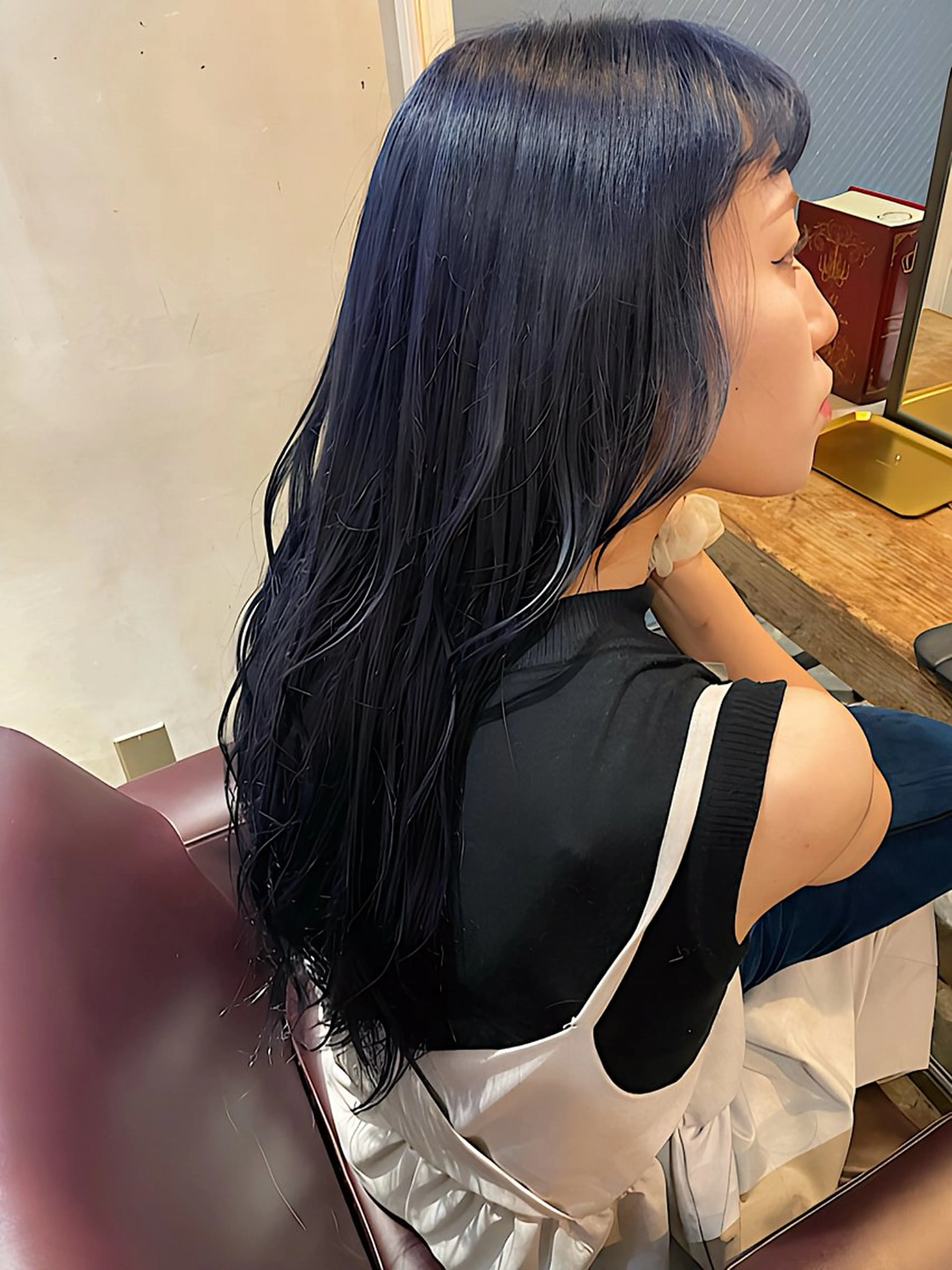 ロング カラー ヘアアレンジ ヘアカラー saya 🧸 カット/縮毛矯正のヘアスタイル