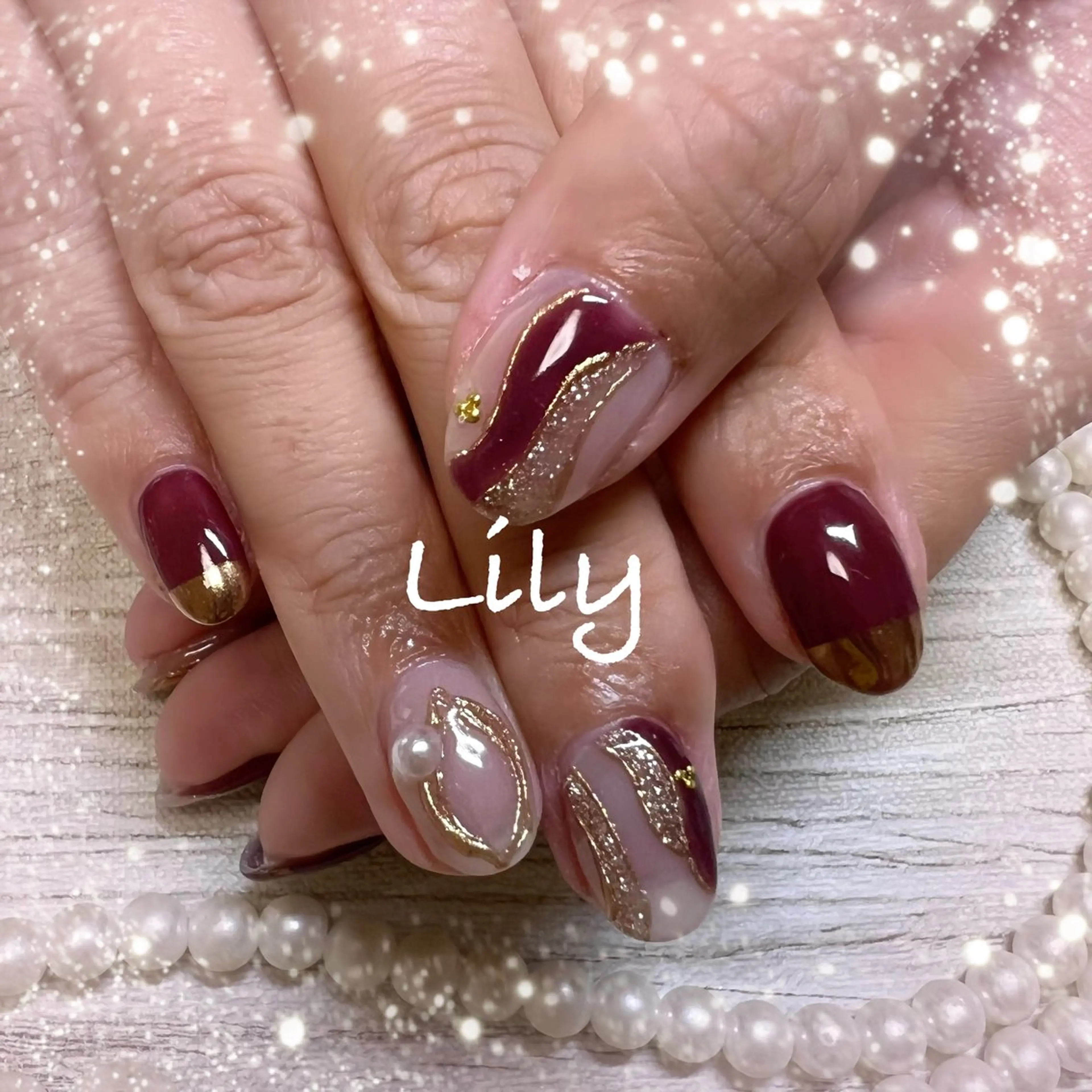 ネイル ハンドネイル Nailsalon Lilyのネイルデザイン