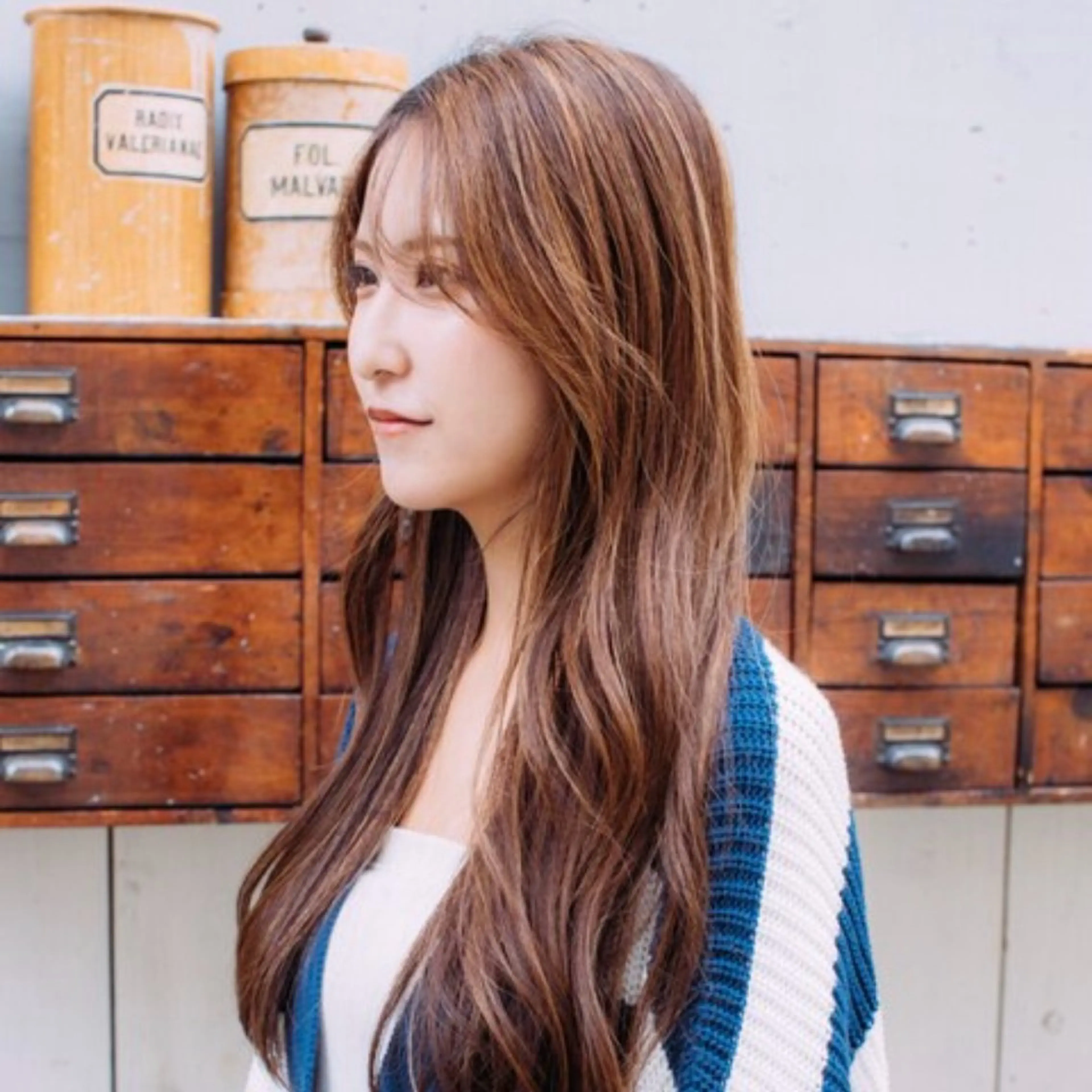 ロング カラー ハイトーン/ボブ/ ハイライト🤍涼介のヘアスタイル