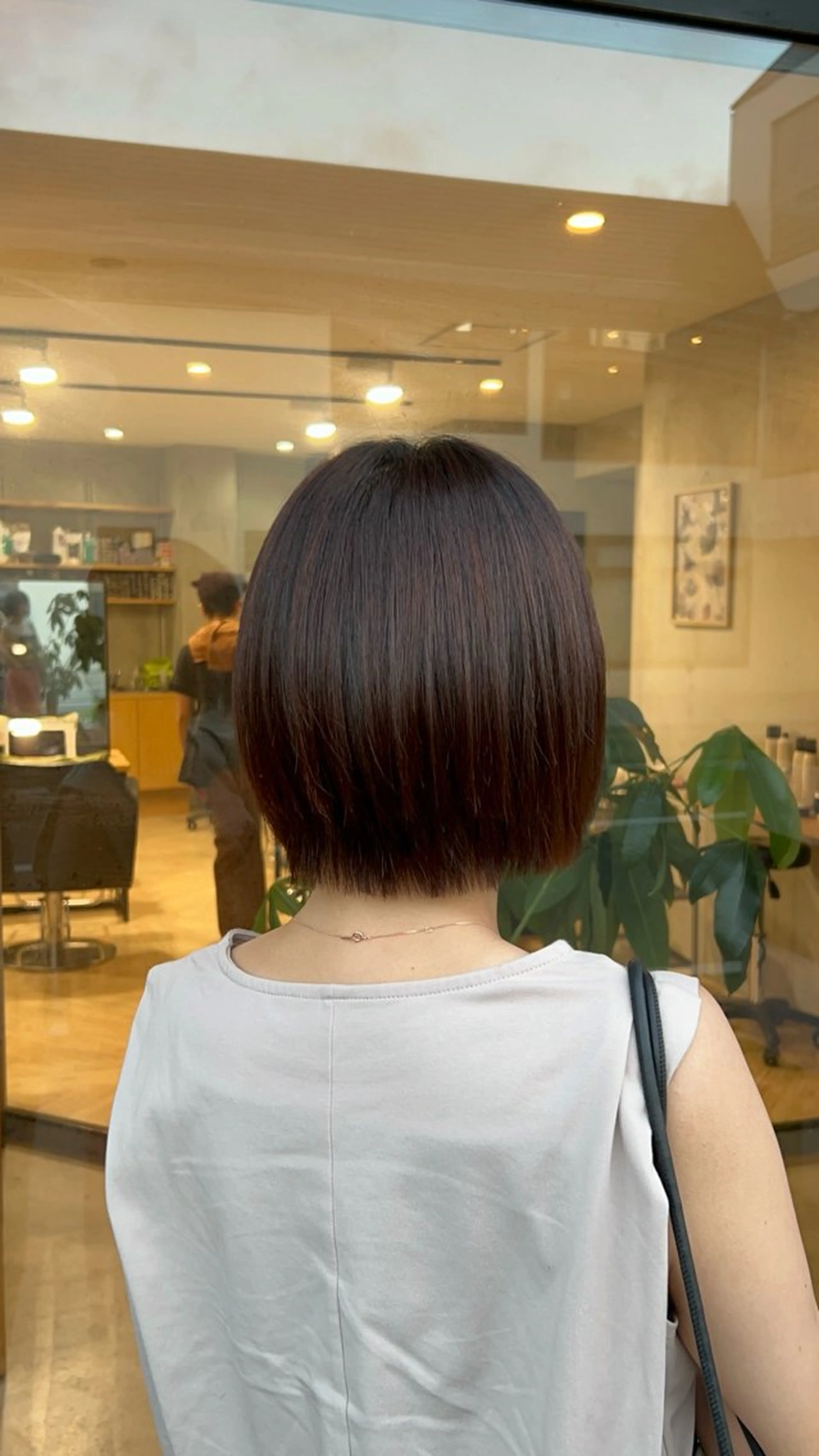 ショート 縮毛矯正 hairsalon ulu所属・仙台/抜け感カラー /工藤のヘアスタイル