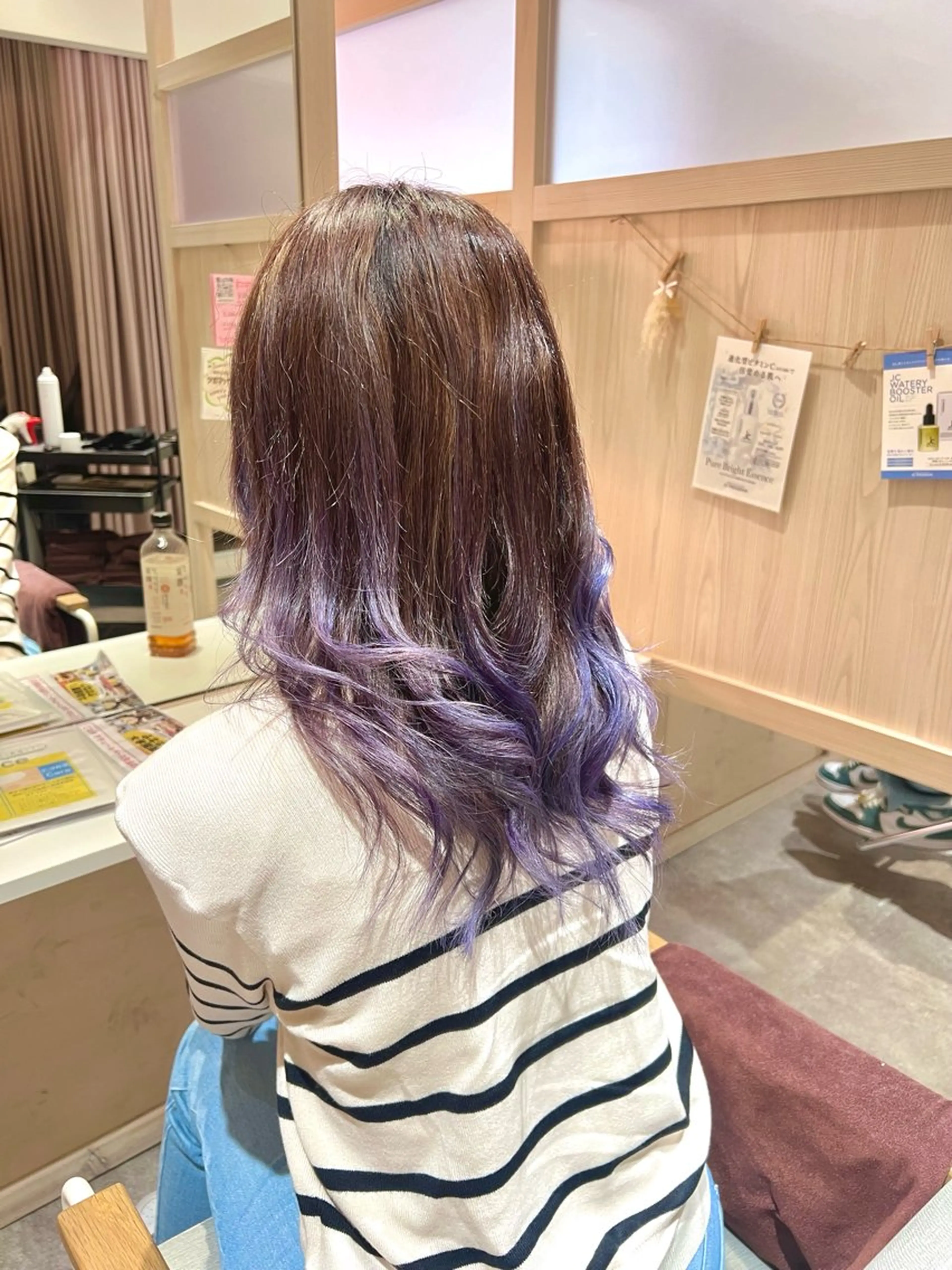 ロング カラー 越後 匡貴のヘアスタイル