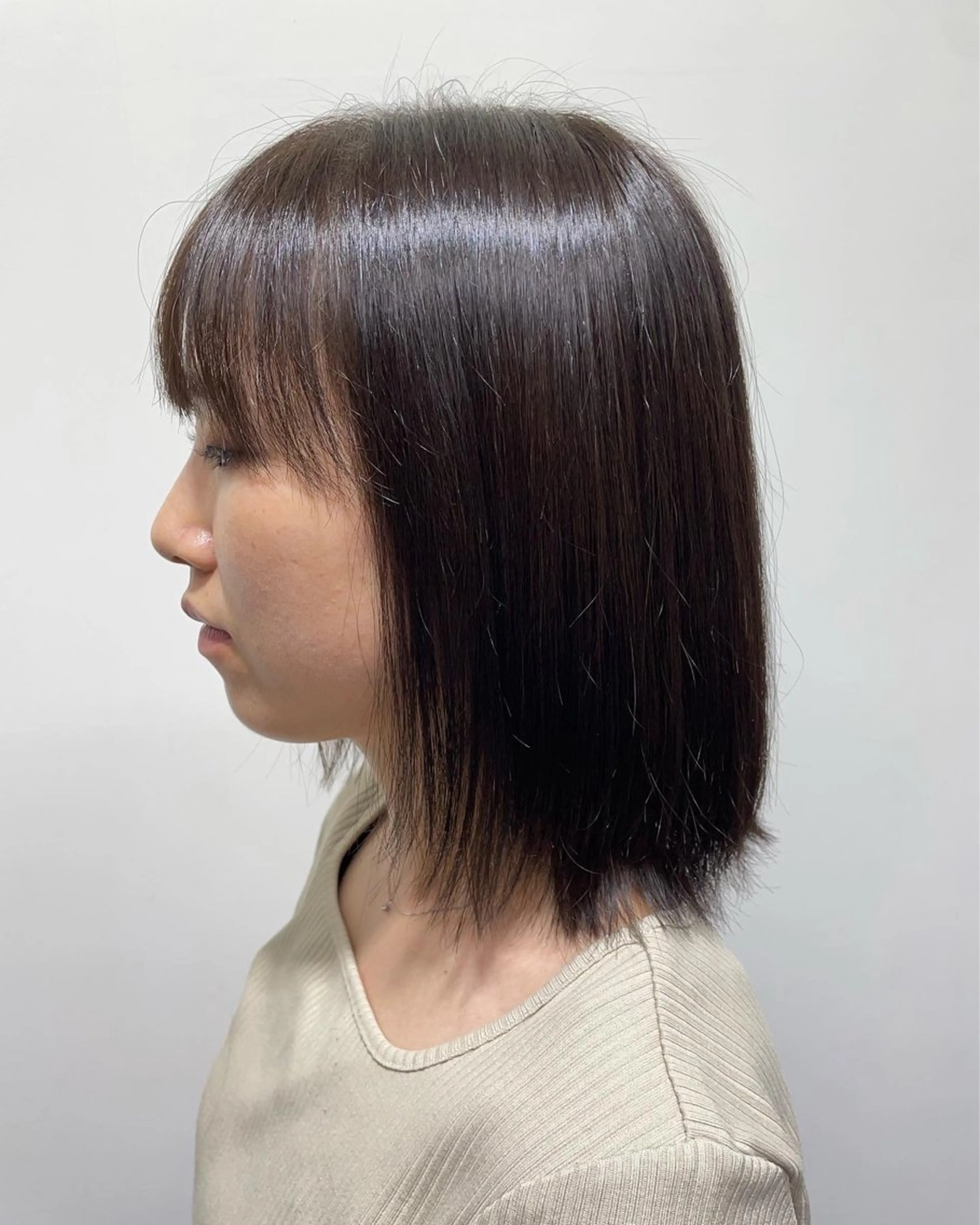 ミディアム カラー KARIOCA HEAD DESIGN所属・Sakairi Yunaのヘアスタイル