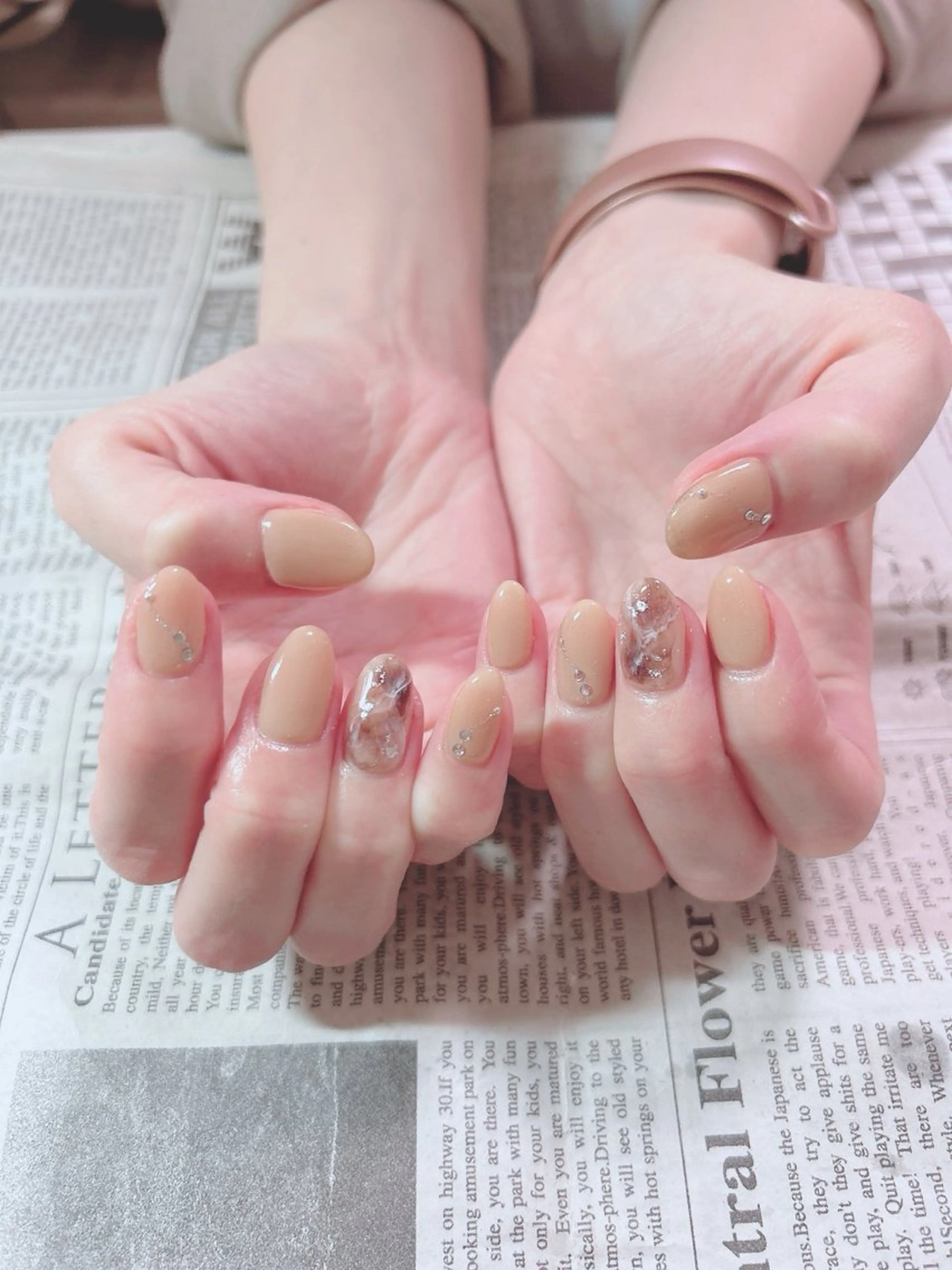 ネイル ハンドネイル ハンドケア 森山 舞のネイルデザイン