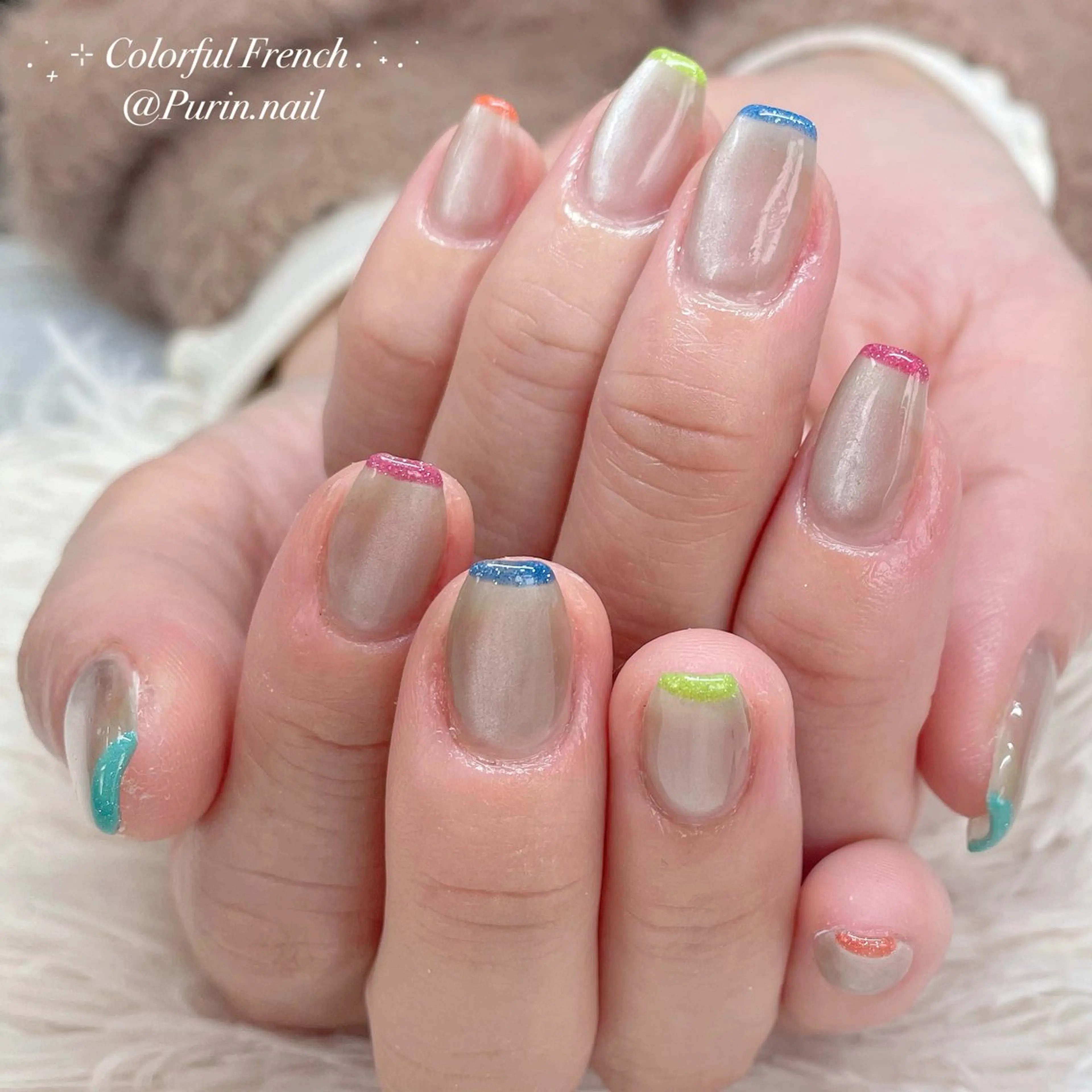 ネイル ハンドネイル Nails by Purin🍮のネイルデザイン