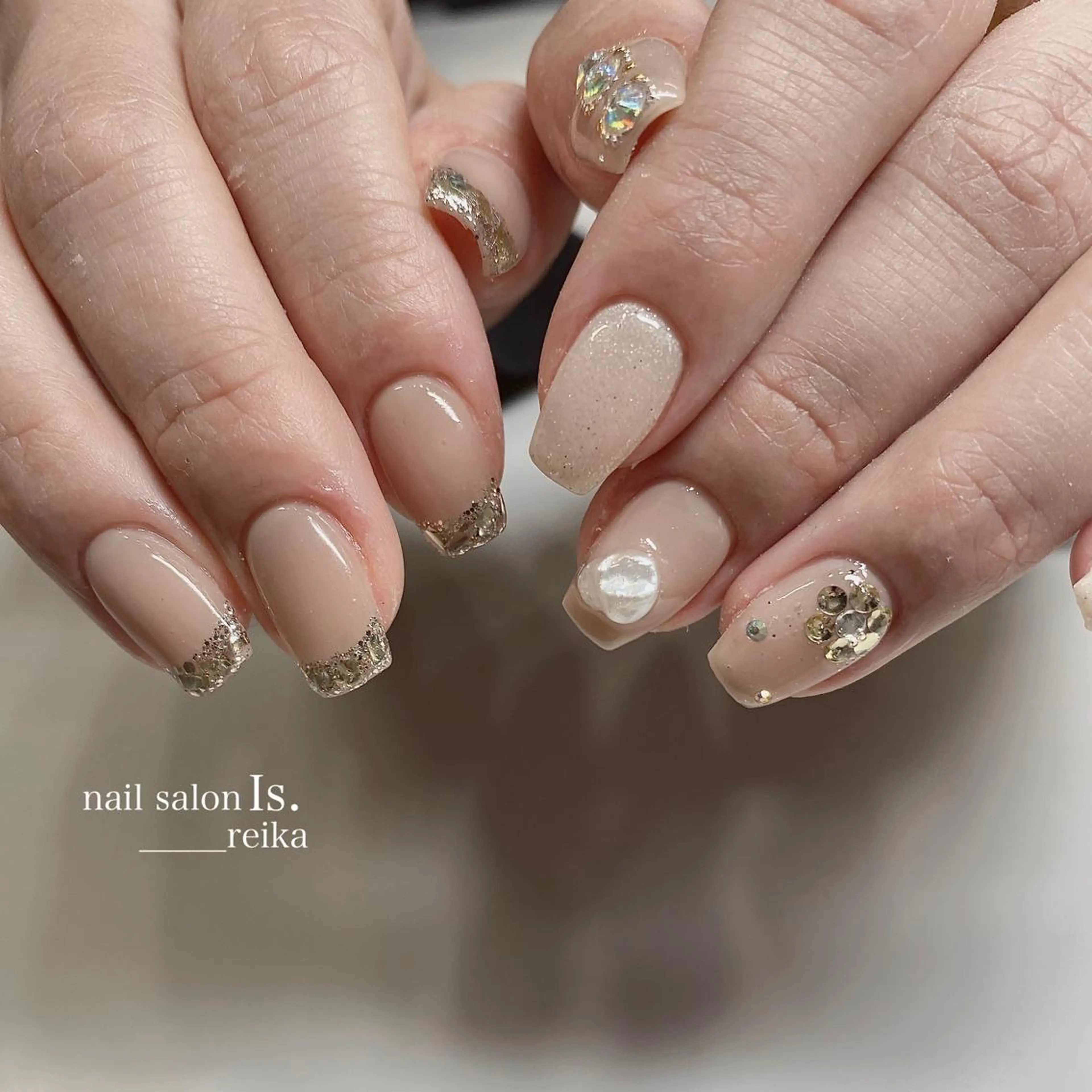 ネイル 持ち込み nail salon Is.  reikaのネイルデザイン
