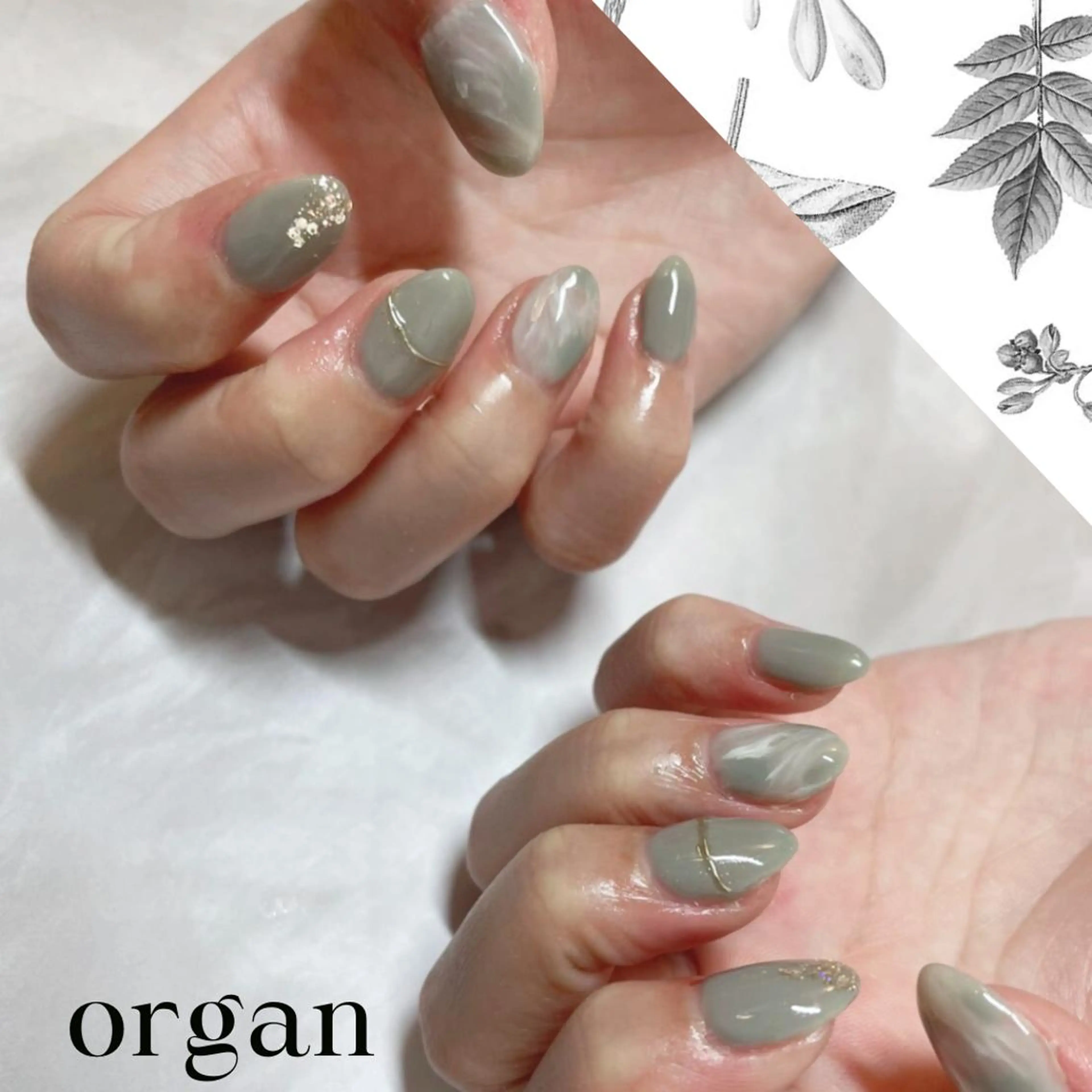 ネイル 【ＯＲＧＡＮ】 nailのネイルデザイン