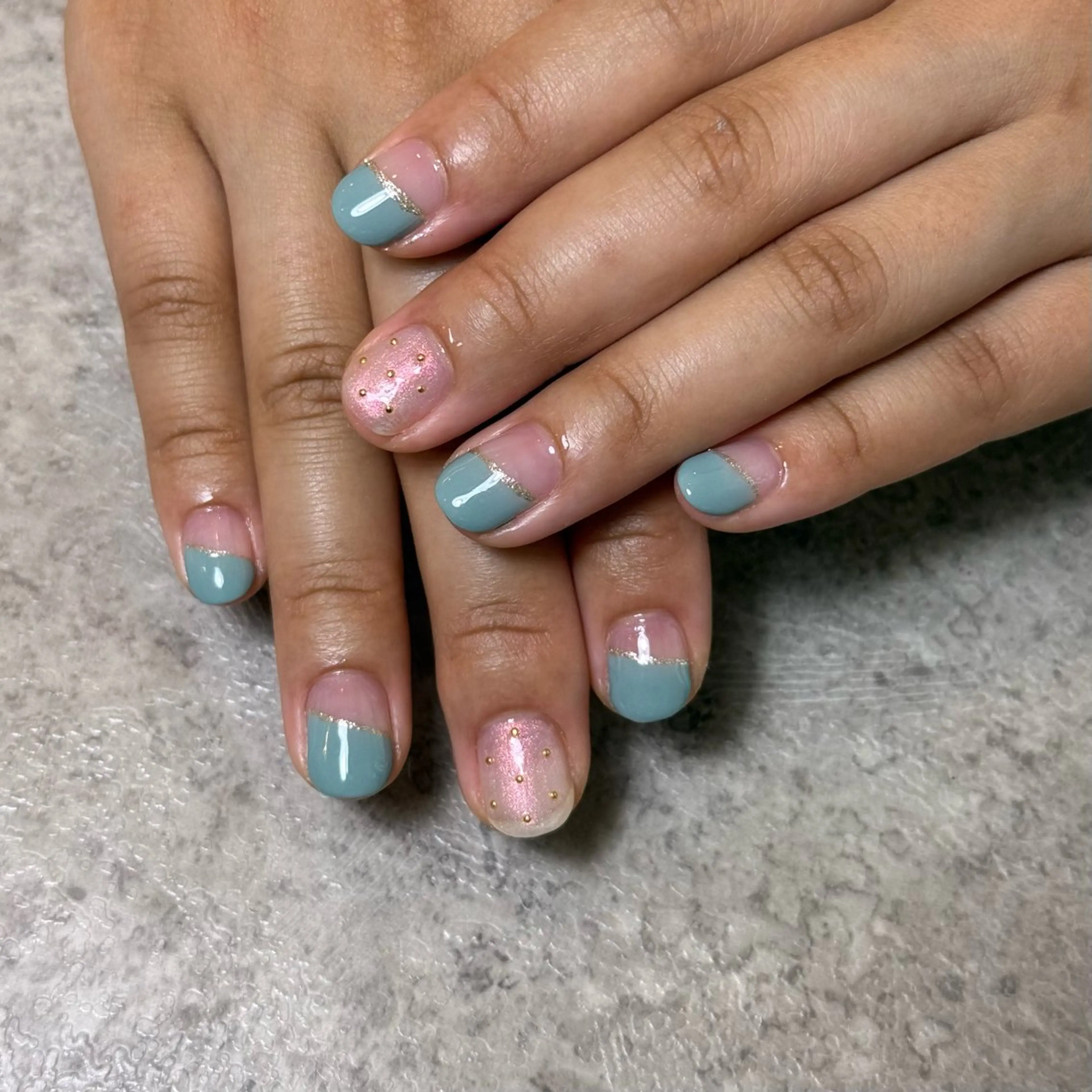 ネイル フレンチネイル ショートネイル withB 池尻大橋のネイルデザイン