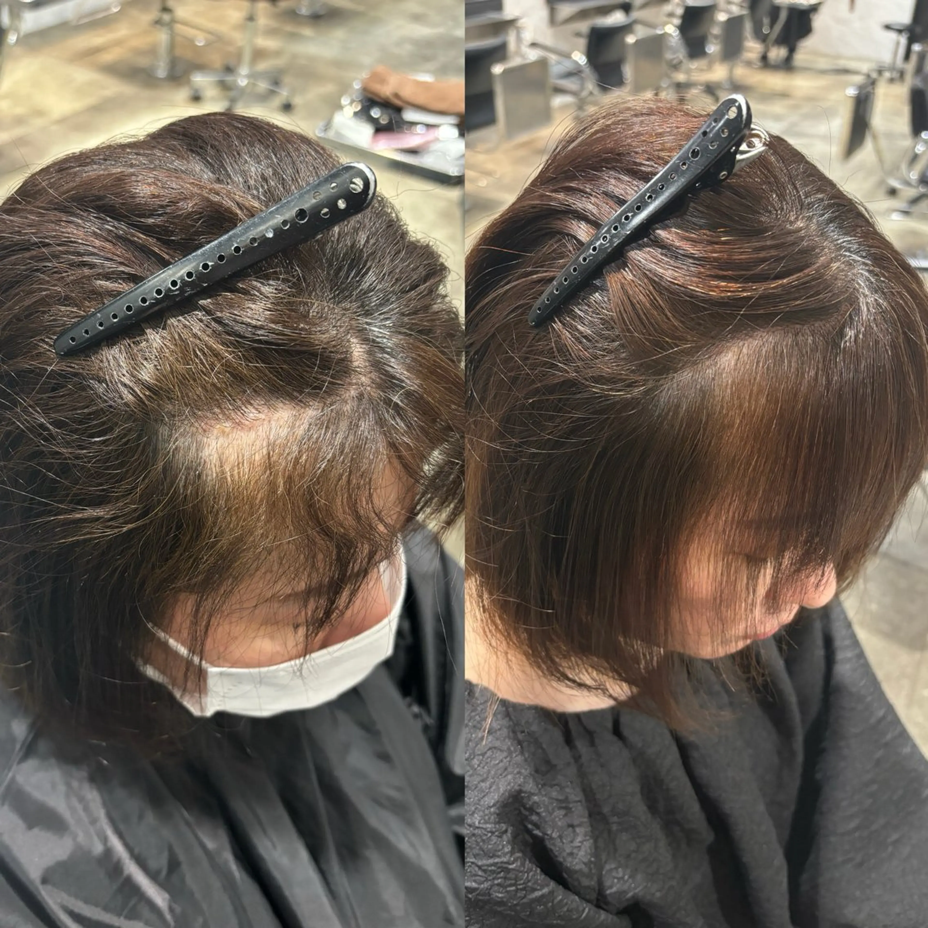 ミディアム りあん/ 越谷/パーマのヘアスタイル