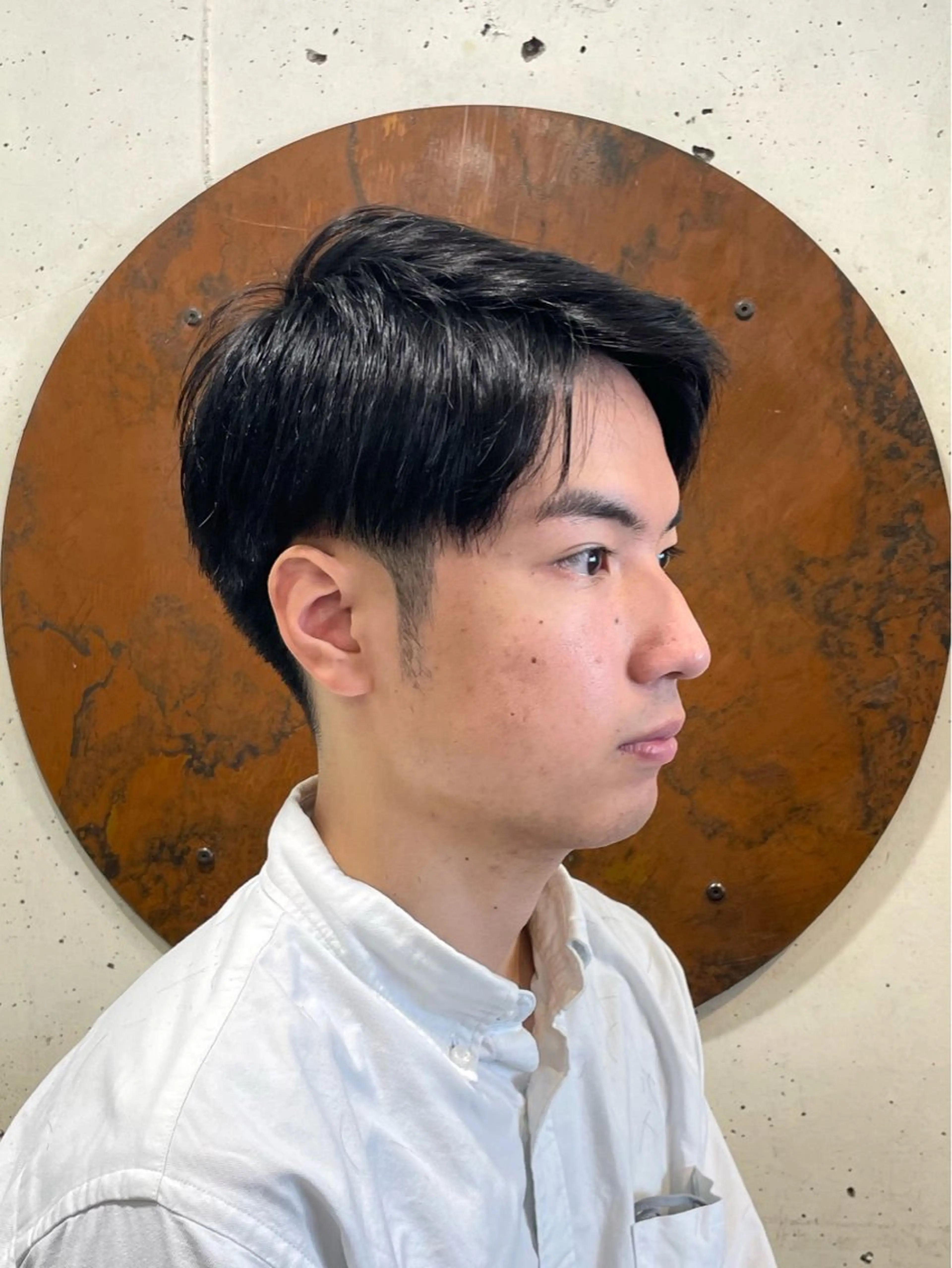 ショート メンズ アップバング ツーブロック 刈り上げ ショートヘア 🌈月1夜モデル募集 📩ください⭐️のヘアスタイル