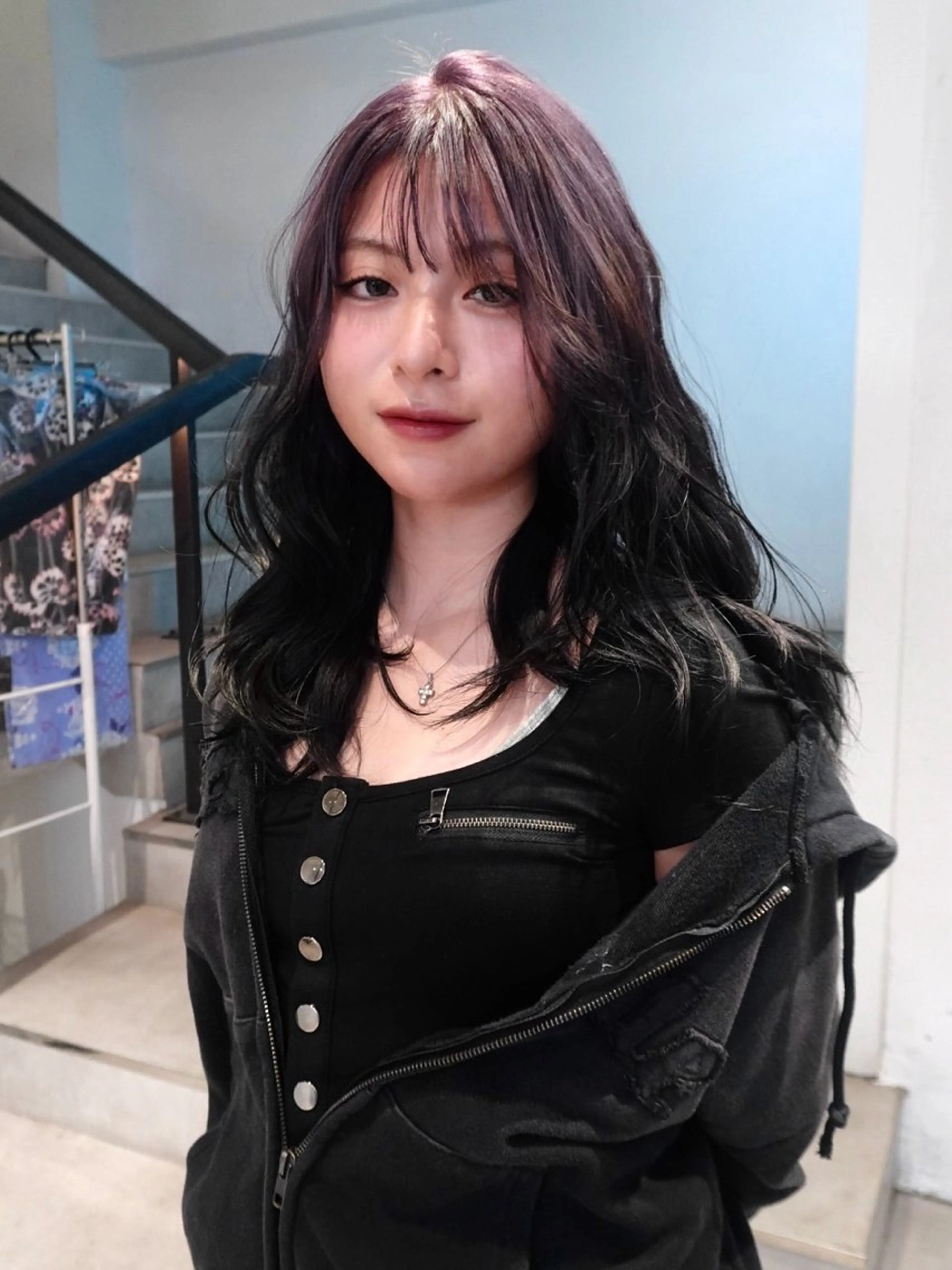 ロング カラー ヘアカラー ハイトーン/レイヤー nail 百咲💌のヘアスタイル