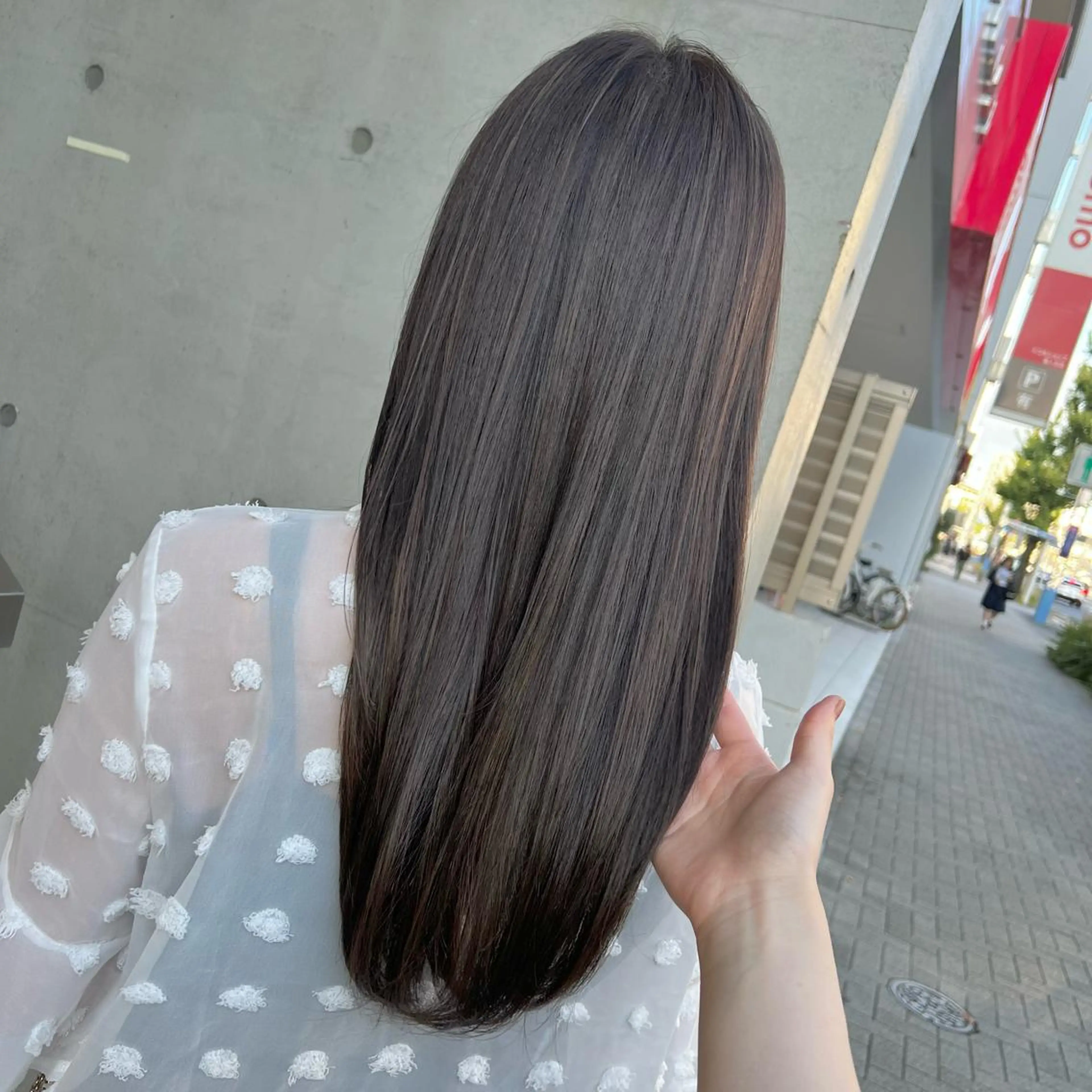 ロング カラー ヘアカラー トリートメント stylist 🐶内藤 成香のヘアスタイル