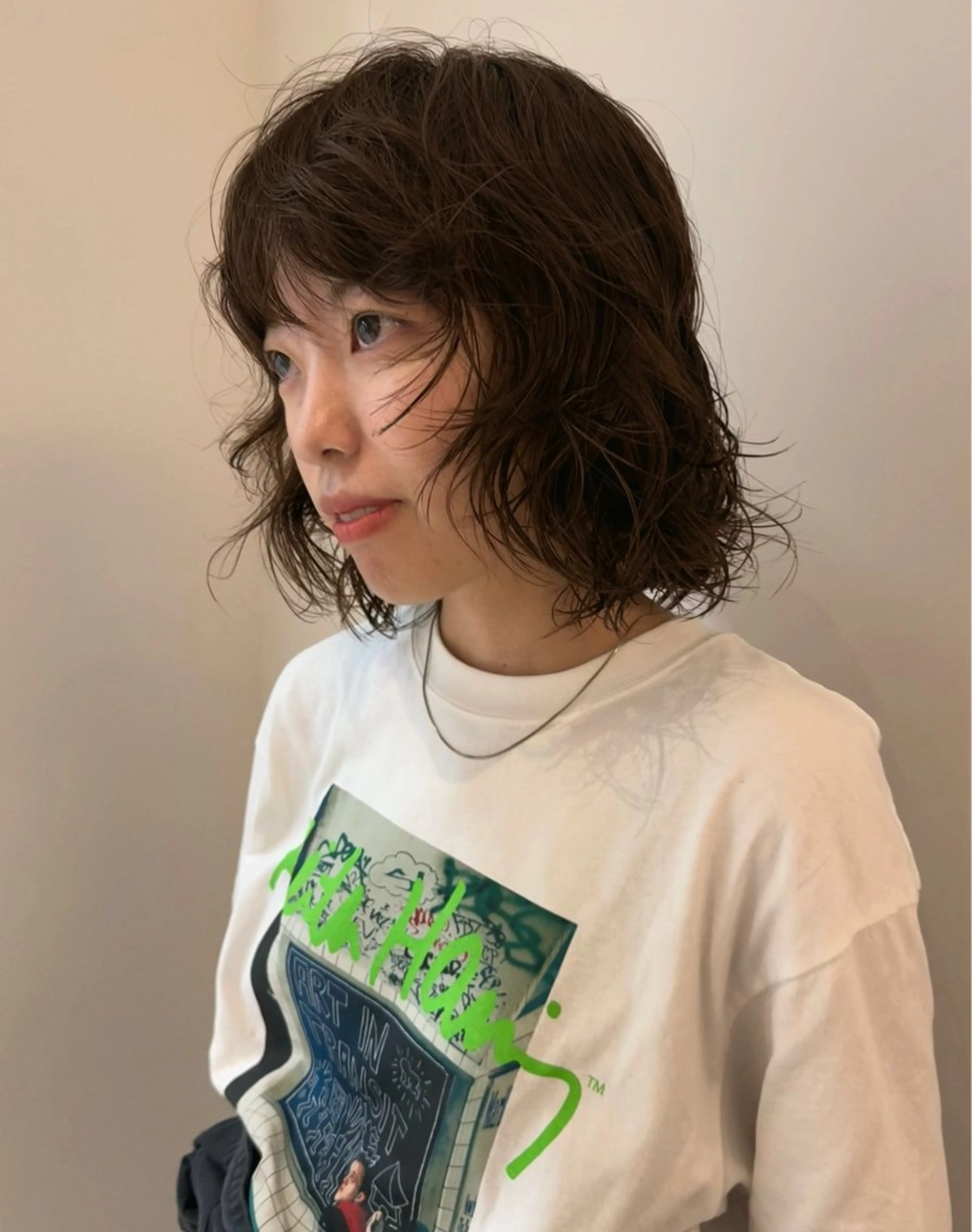 ショート パーマ カット パーマ misa___boo MISAのヘアスタイル