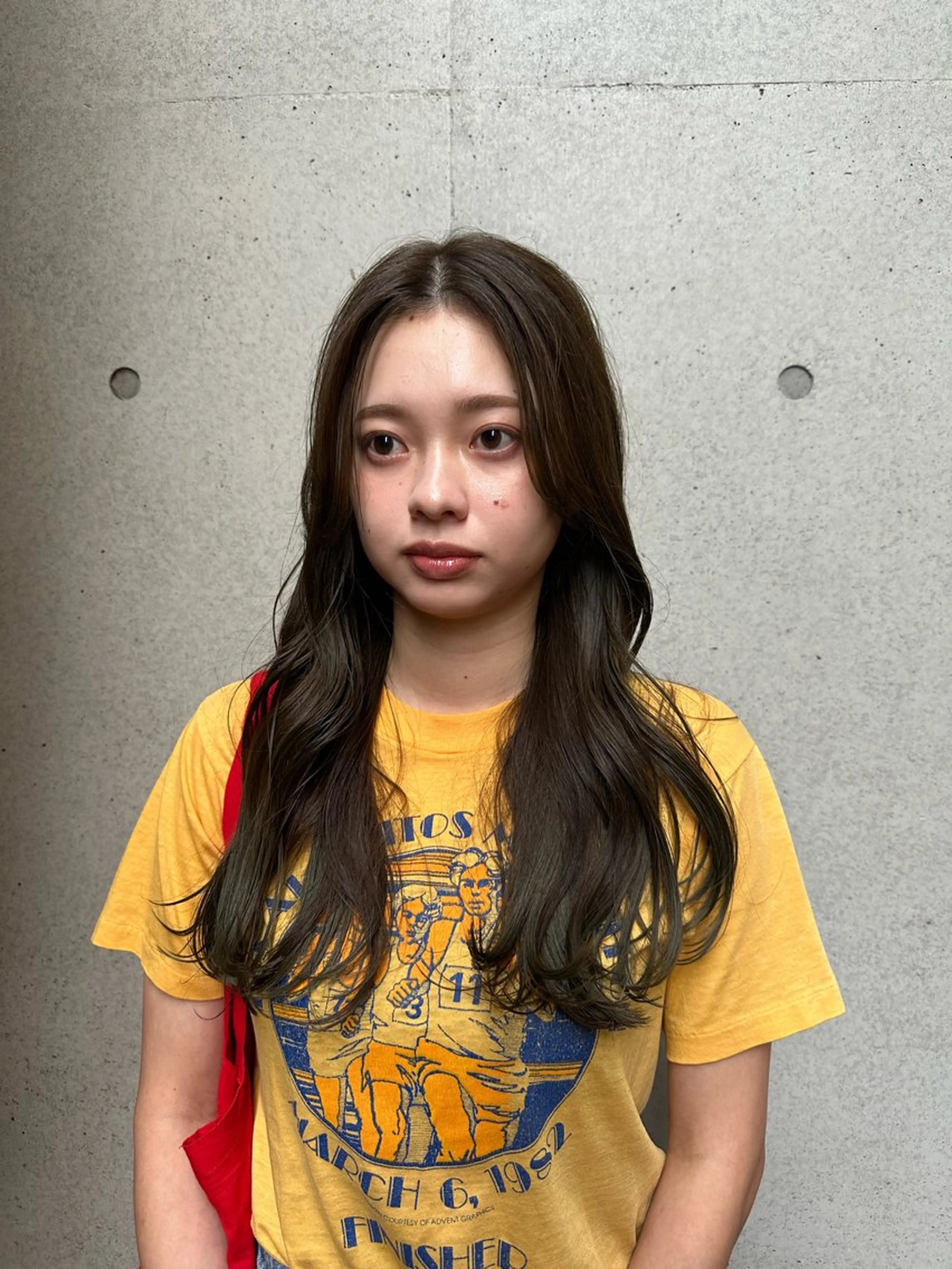 ロング カラー 似合わせカット /パーマ岡本淳平のヘアスタイル