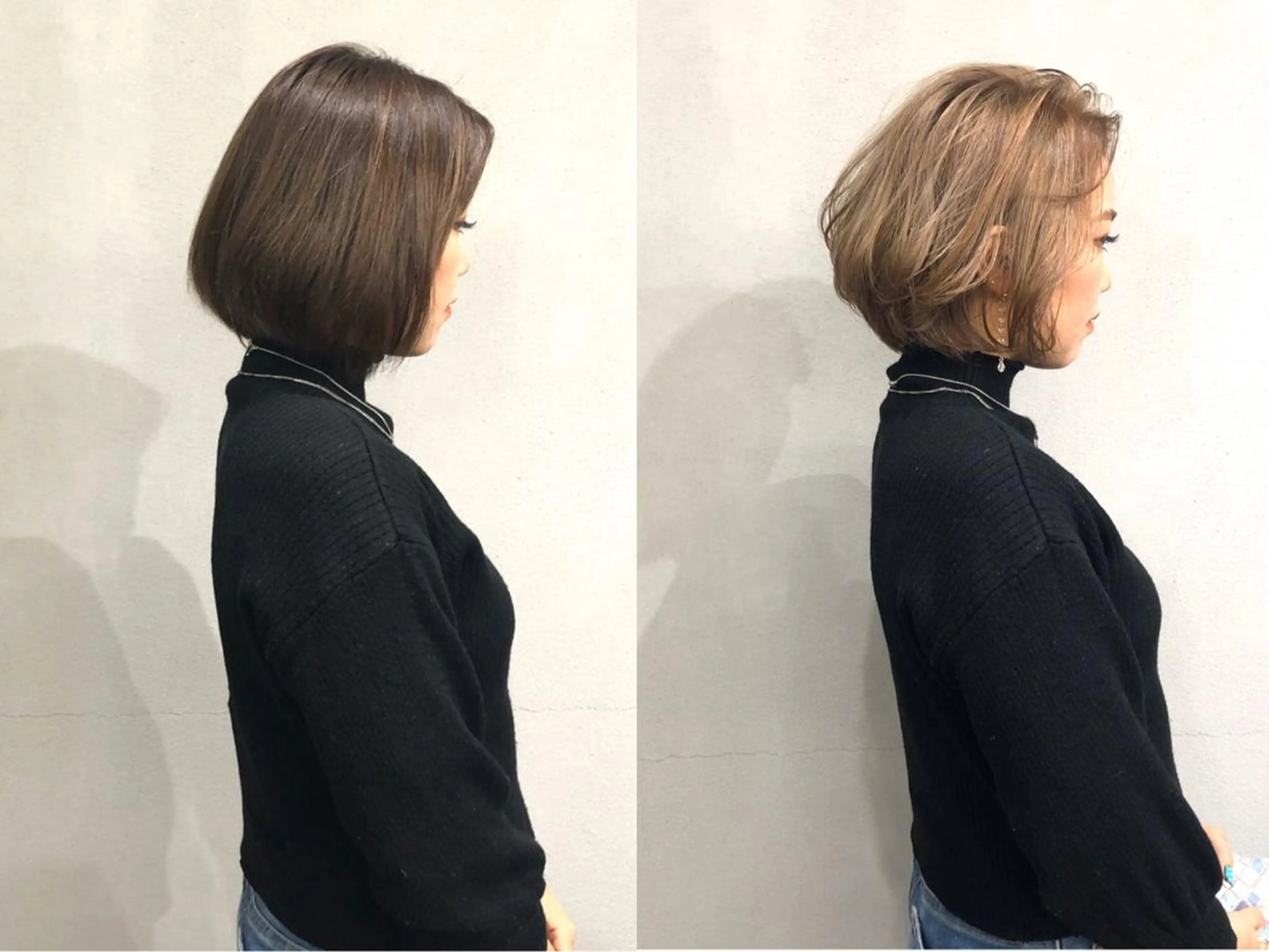 ショート カラー アッシュ ベージュカラー ブリーチ ダブルカラー カット ヘアカラー トリートメント ボブ/ショート/ 白髪染め/メンズ葛西のヘアスタイル