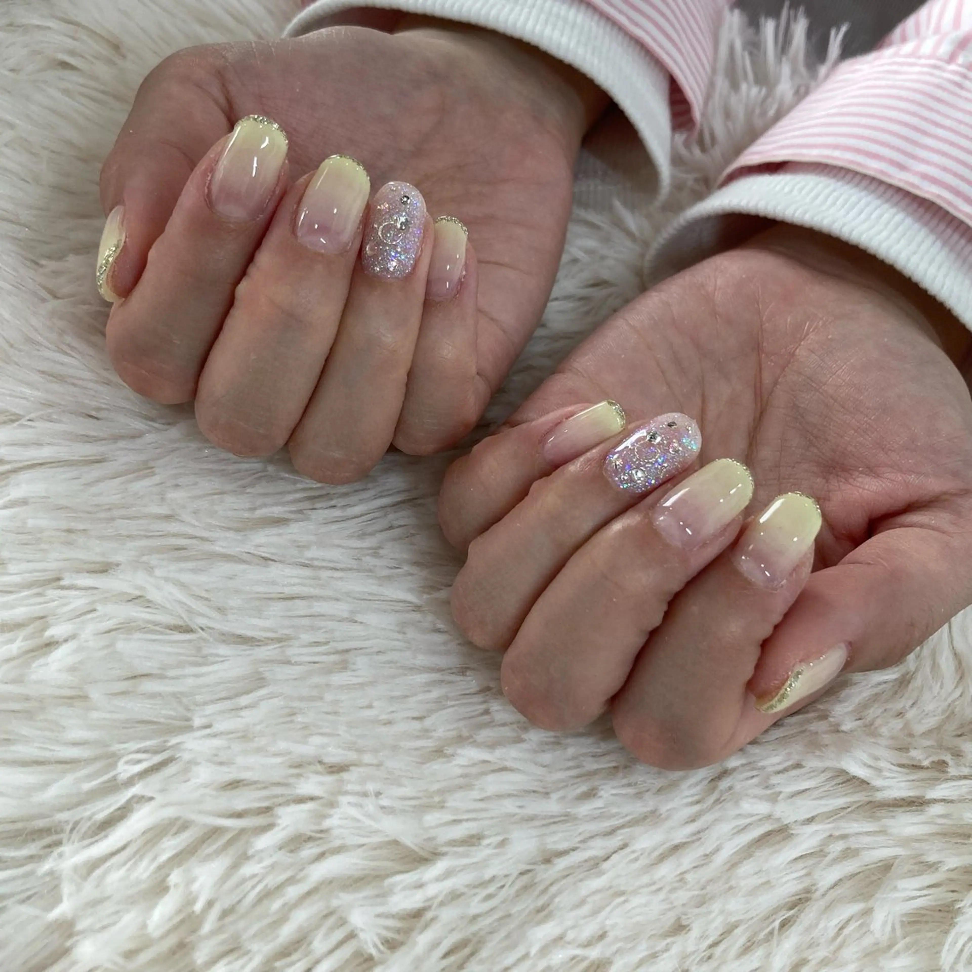 ネイル ラメ(グリッター) nail salon　share所属・Share wakanaのネイルデザイン