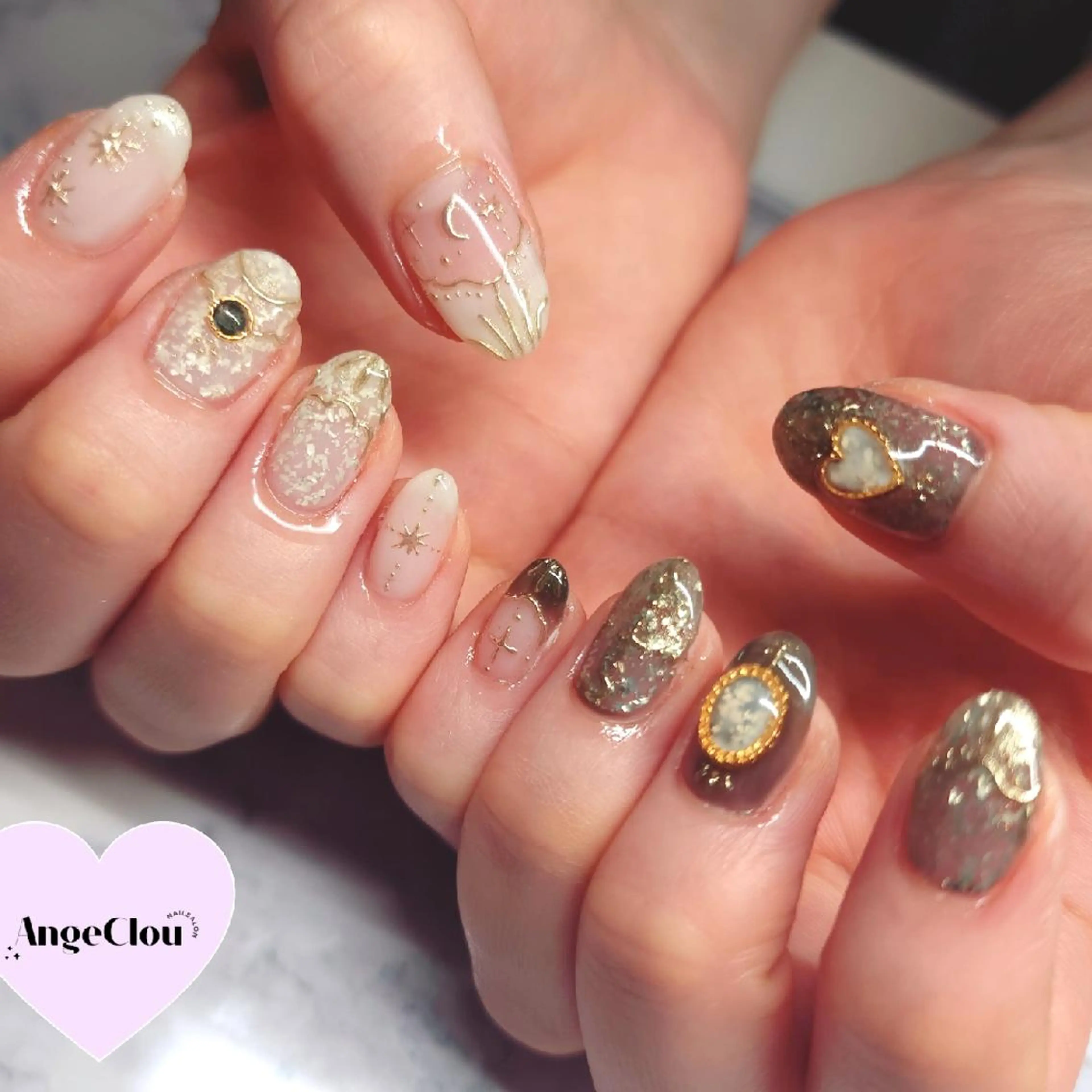 ネイル ハンドネイル Runanail 鶴ヶ峰所属・Runanail.☽ 鶴ヶ峰　naruのネイルデザイン