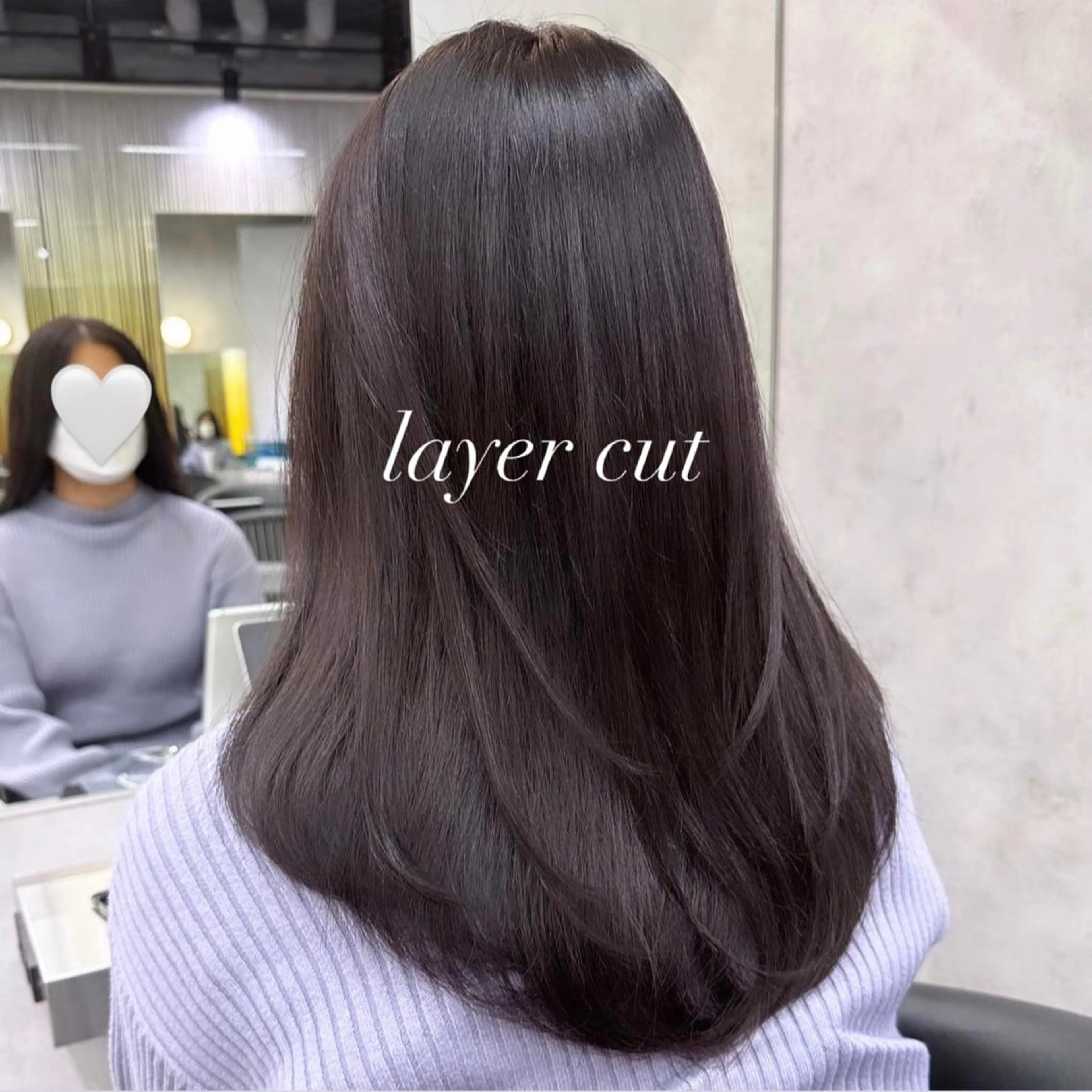ミディアム カラー グレージュ レイヤーカット fullbloom hair&spa所属・DAIKIベージュ 🍂レイヤーカットのヘアスタイル