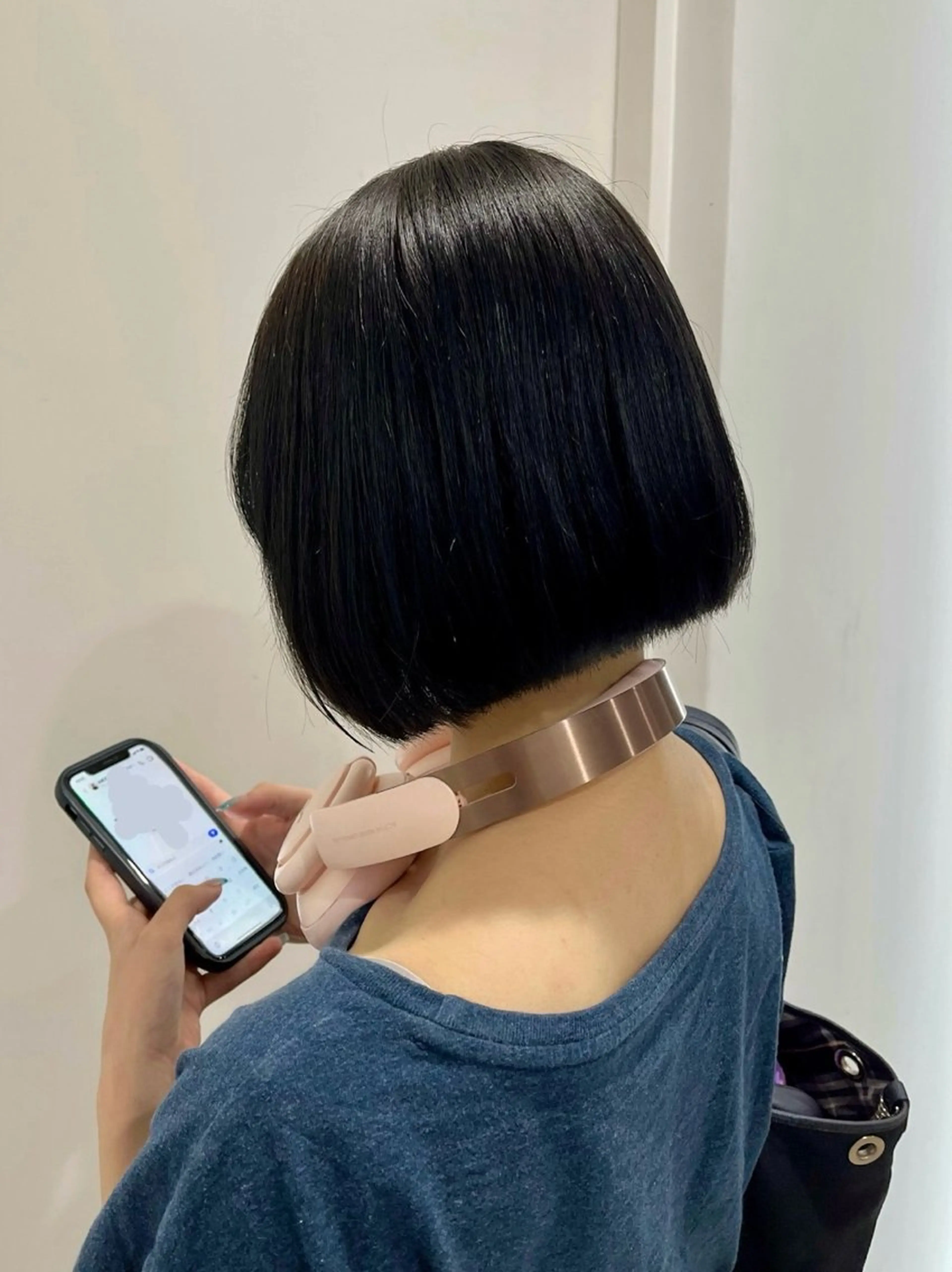 ショート ボブ モテヘア/グレージュ /ボブ/前原汐🎐のヘアスタイル