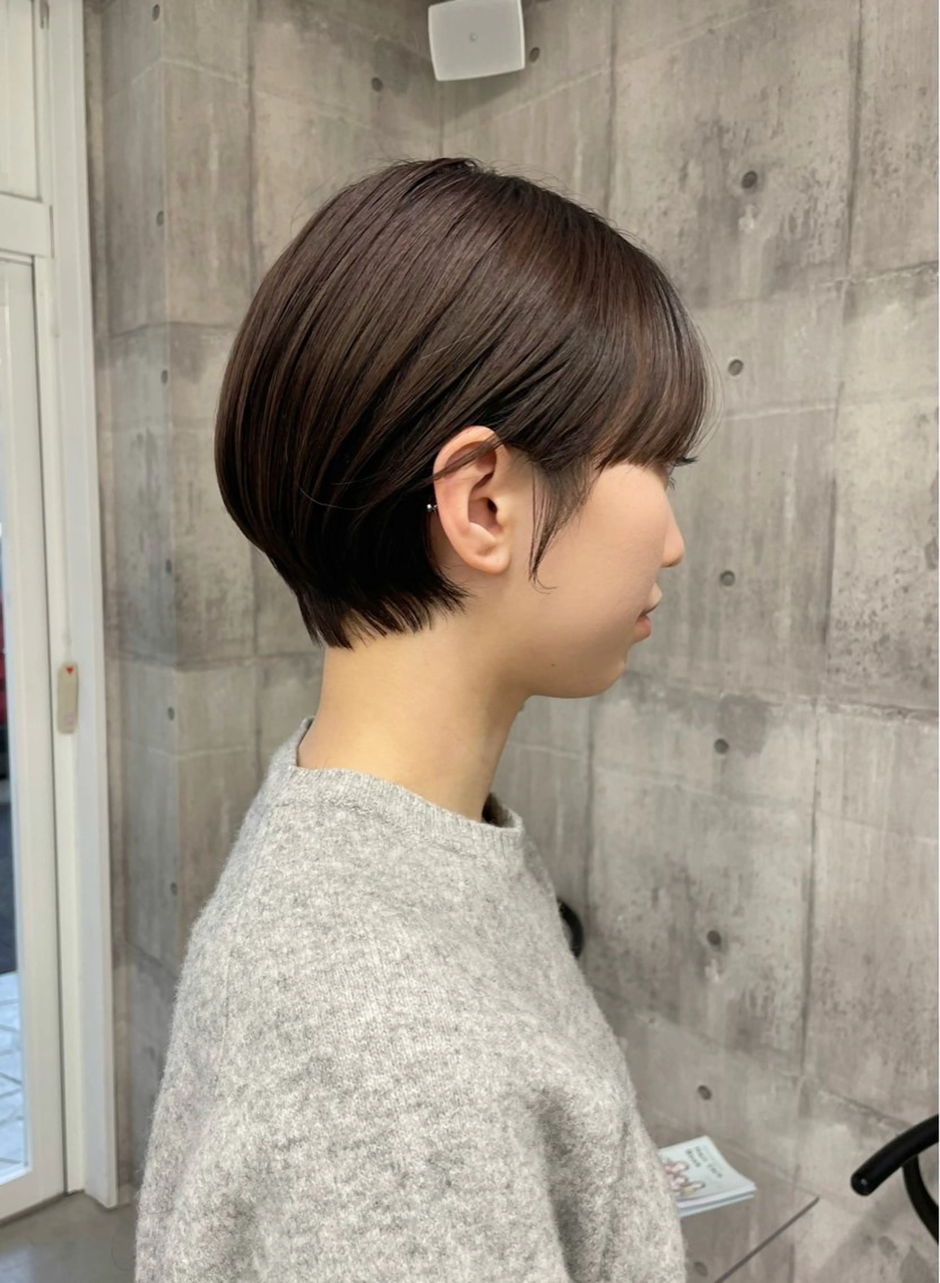 ショート 伸ばしかけ ショートヘア 錦 茉李 @lm.mari03のヘアスタイル