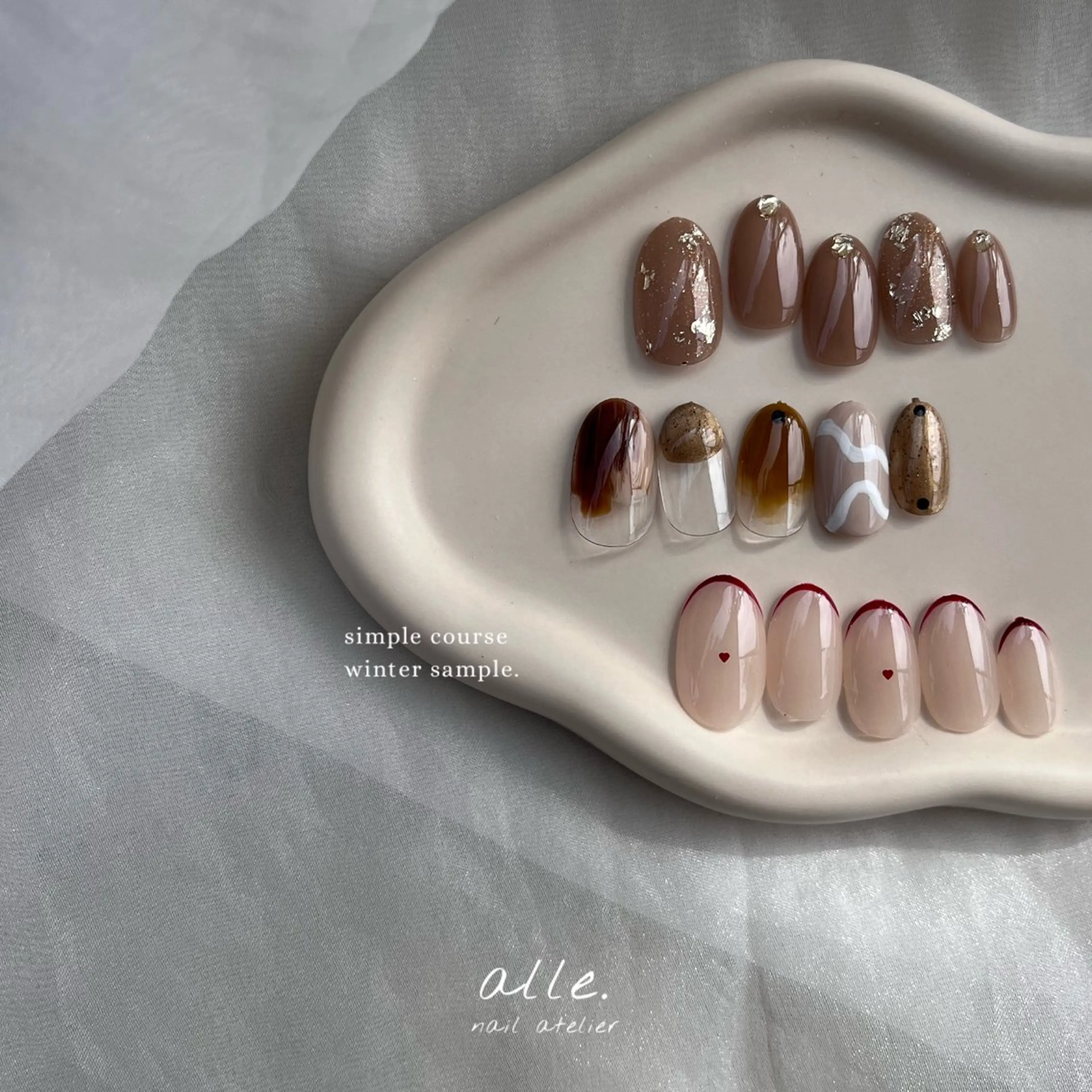 ネイル ハンドネイル atelier alle.のネイルデザイン