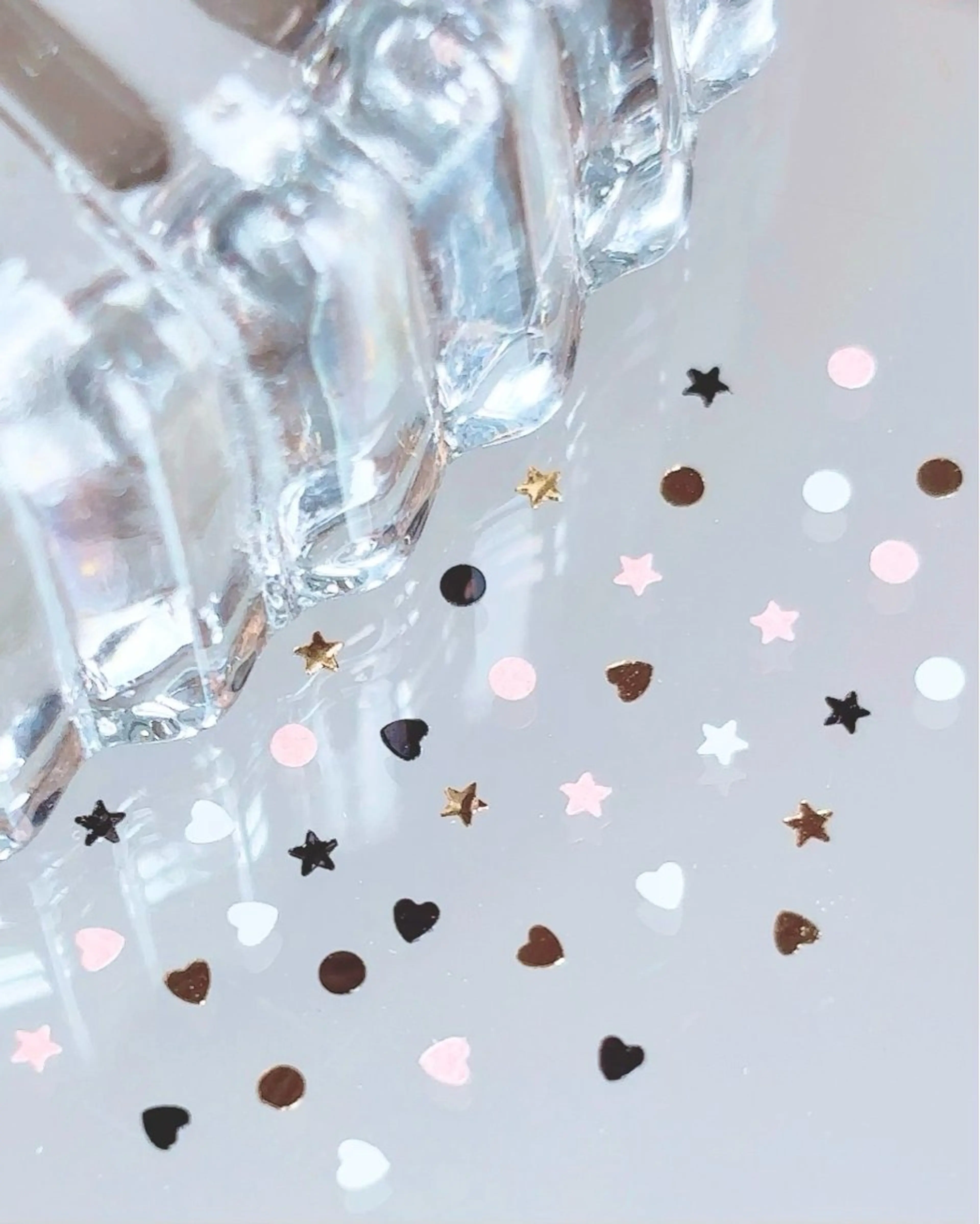 ネイル アートネイル ハート ホログラムネイル ハンドネイル JILL Honokaのネイルデザイン