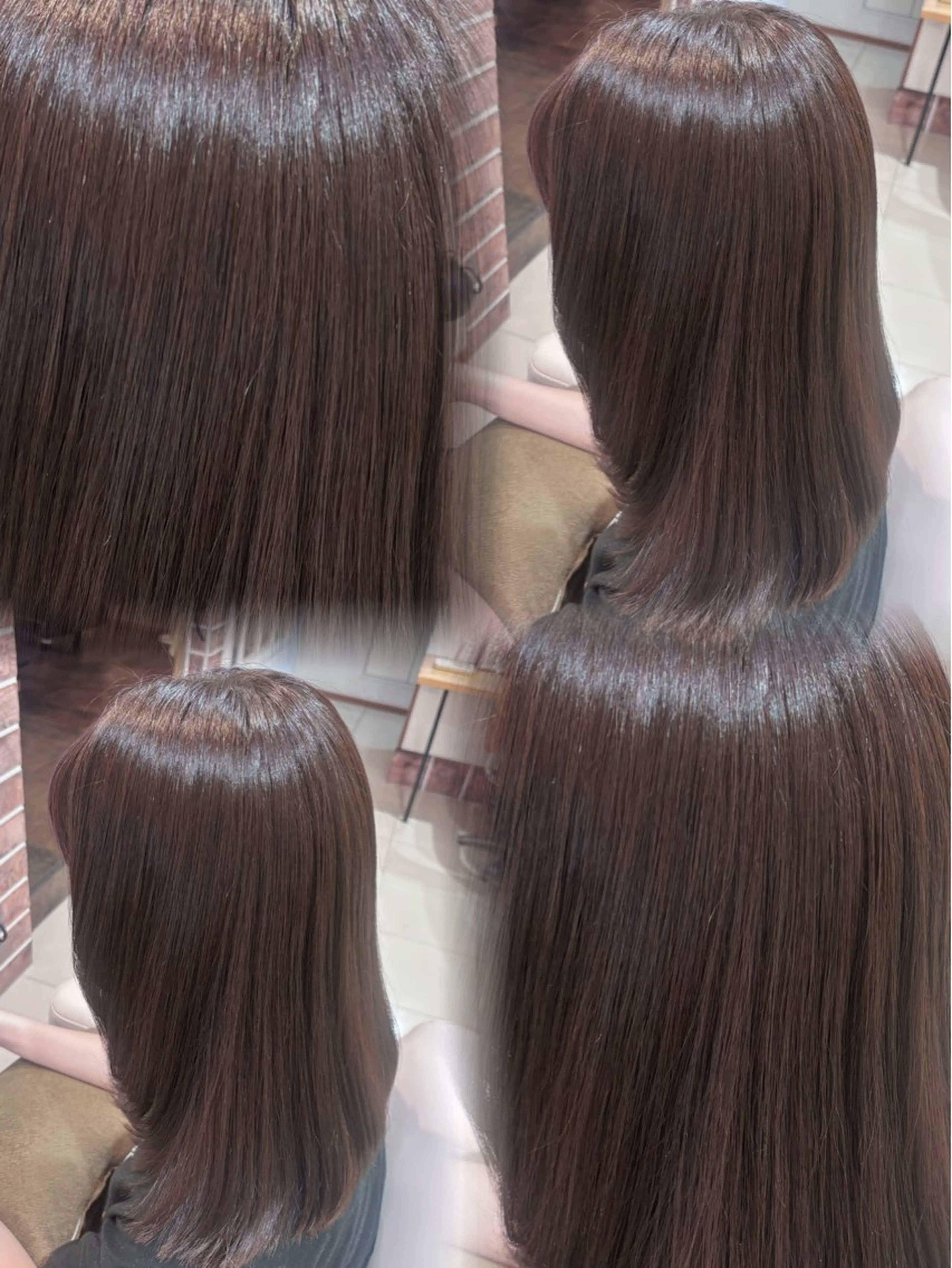 セミロング カット ヘアカラー 井上 昴のヘアスタイル