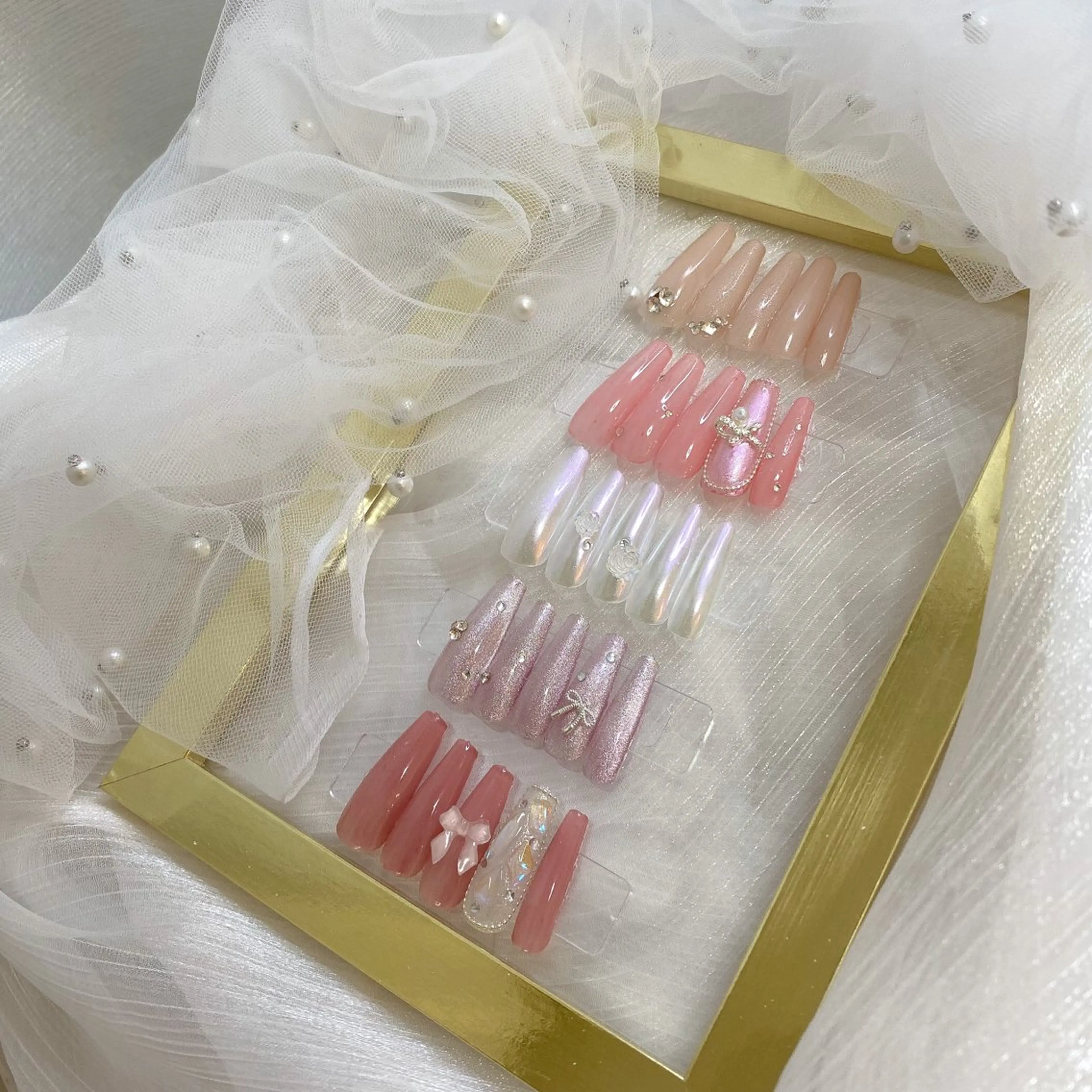 ネイル ハンドネイル ネイル空間所属・muguet🎀 nailのネイルデザイン