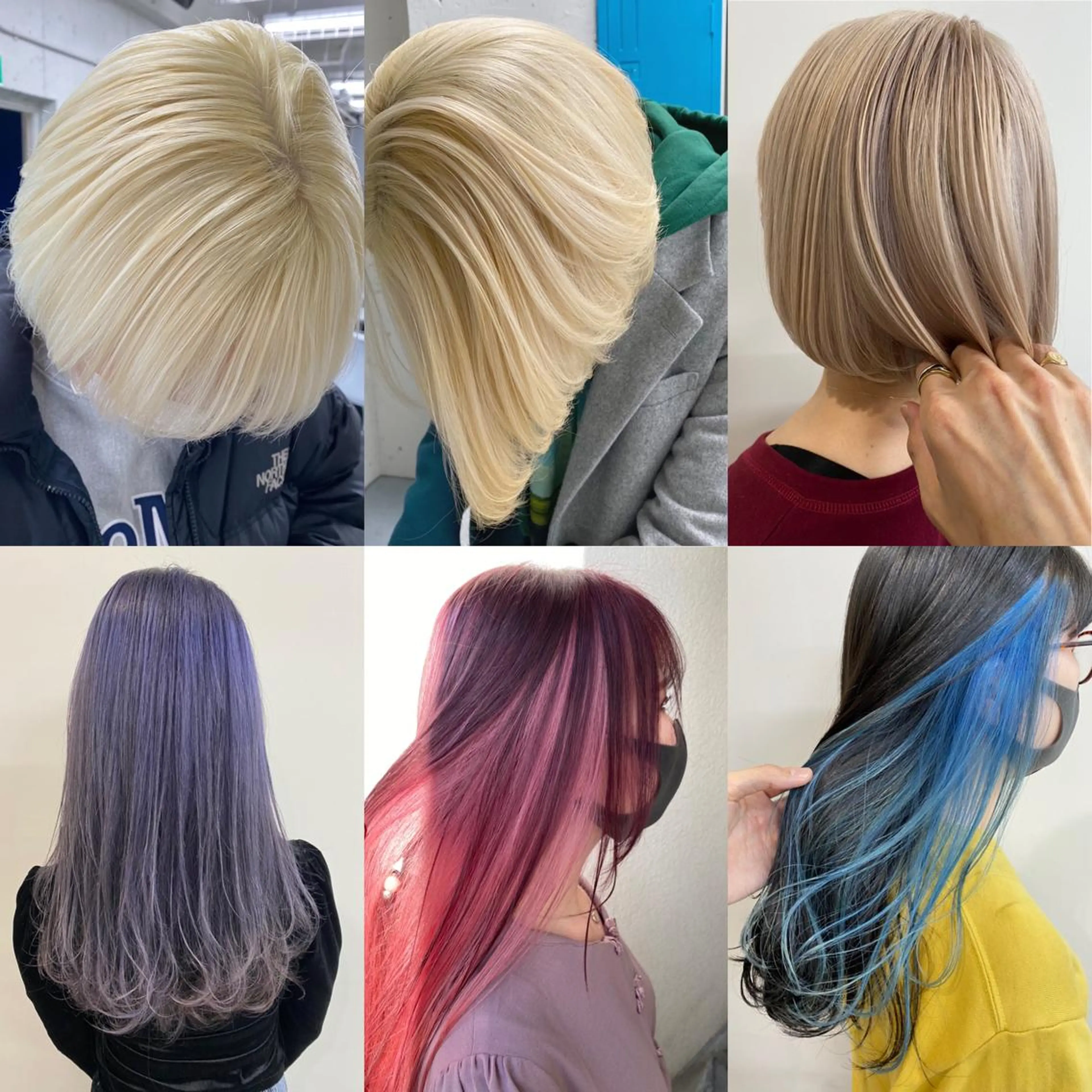 ミディアム カラー ブリーチ 砂川 航のヘアスタイル