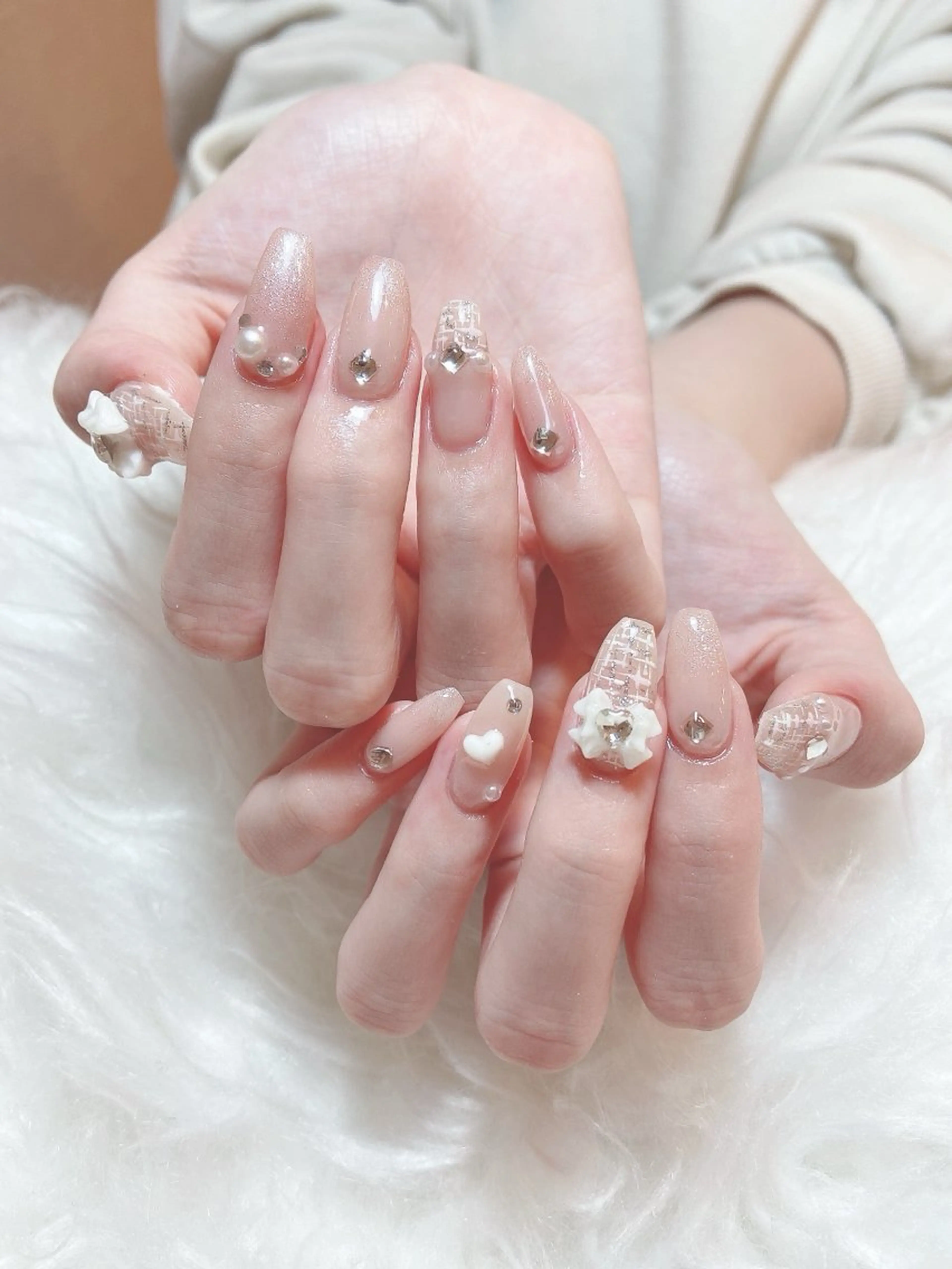 【スカルプ】アクリル長さだし、持ち込みコース☆ご新規ジェルオフ無料の写真