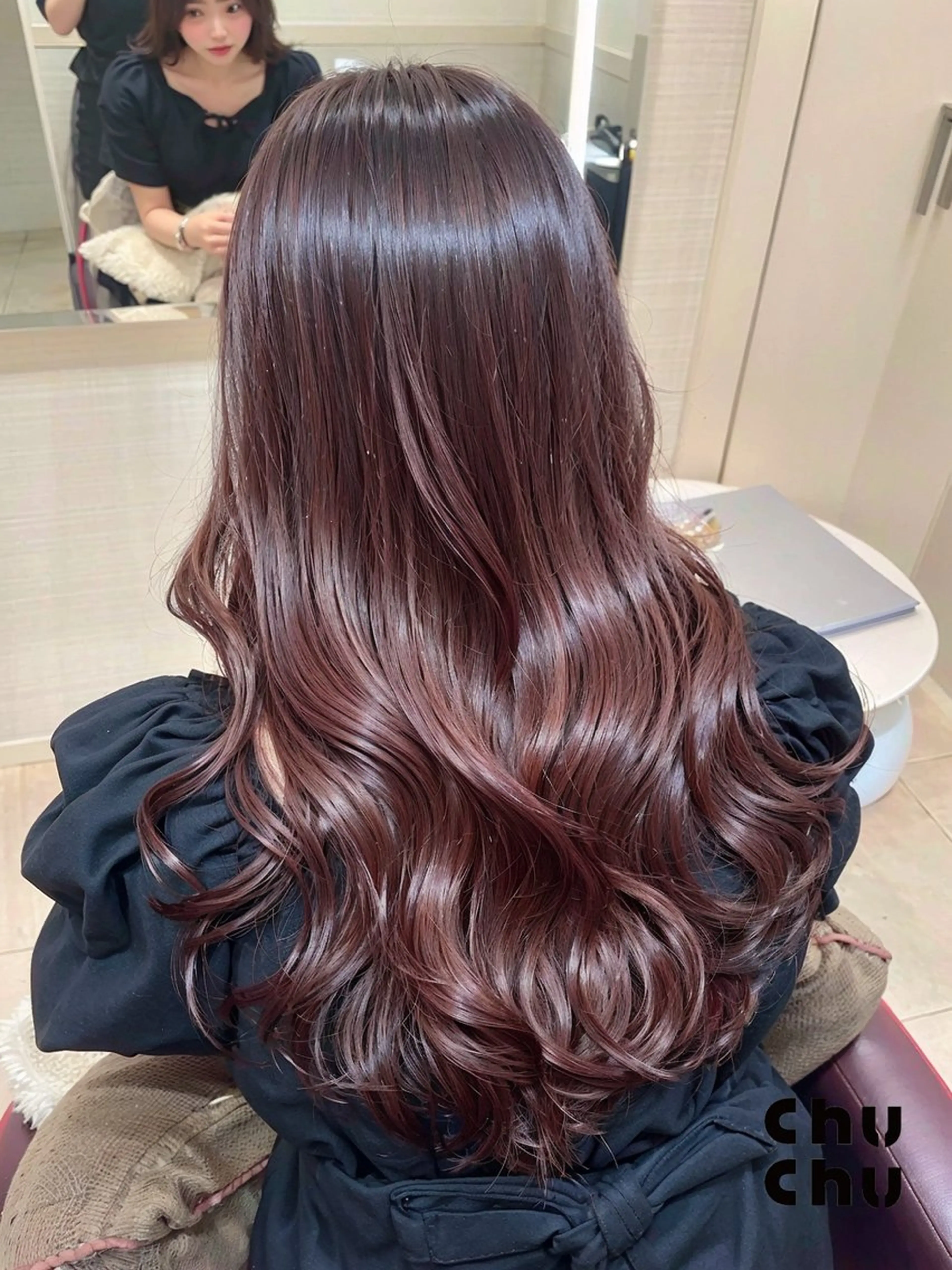 【✨️艶が綺麗で傷まないオイルカラー✨】カラー + Aujuaトリートメントの写真