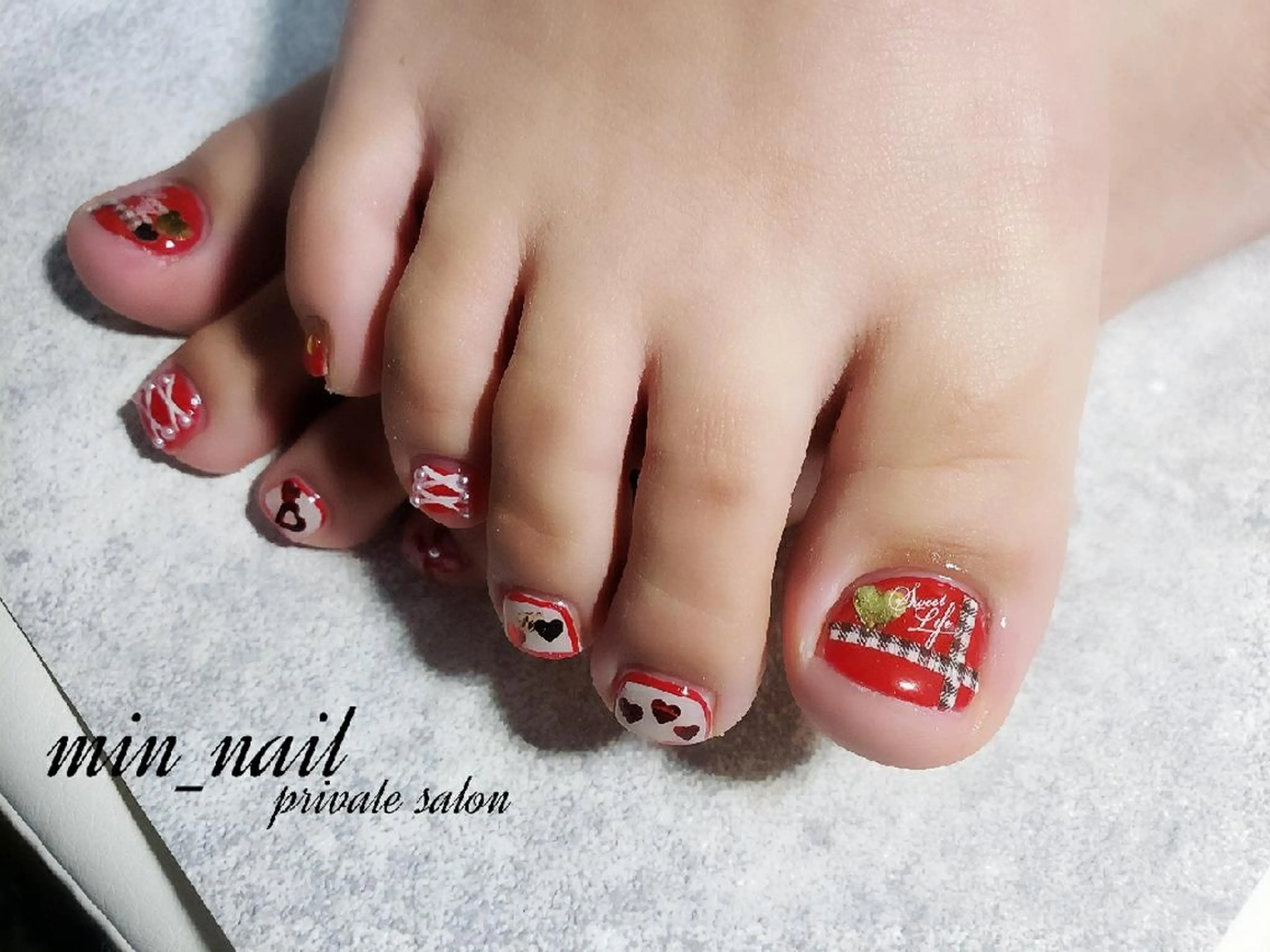 ネイル フットネイル プライベートサロン lienのネイルデザイン