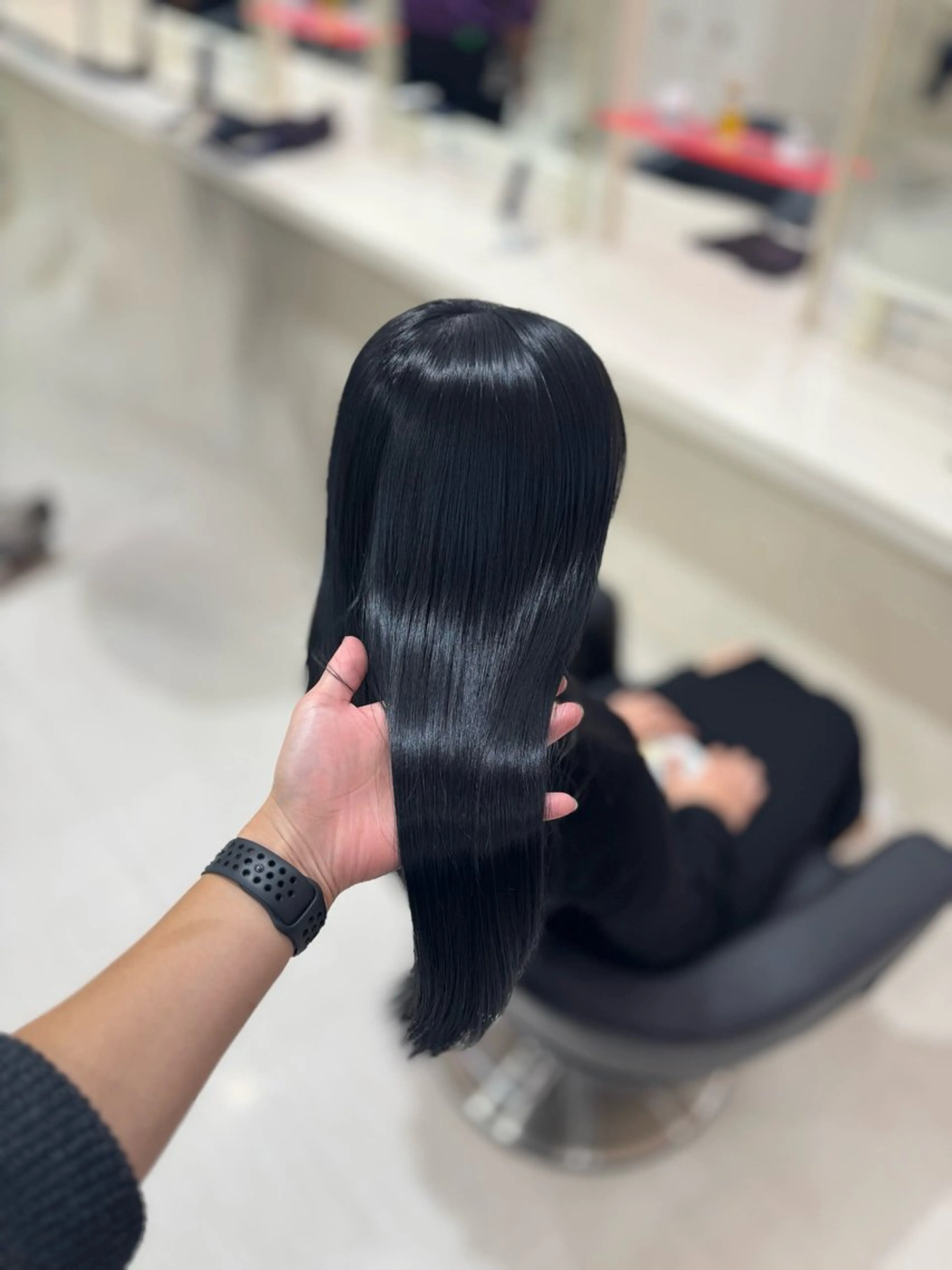 ロング 髪質改善 韓国風ヘア 似合わせカット カット ヘアカラー トリートメント 韓国ヘア×髪質改善 齋藤晴のヘアスタイル