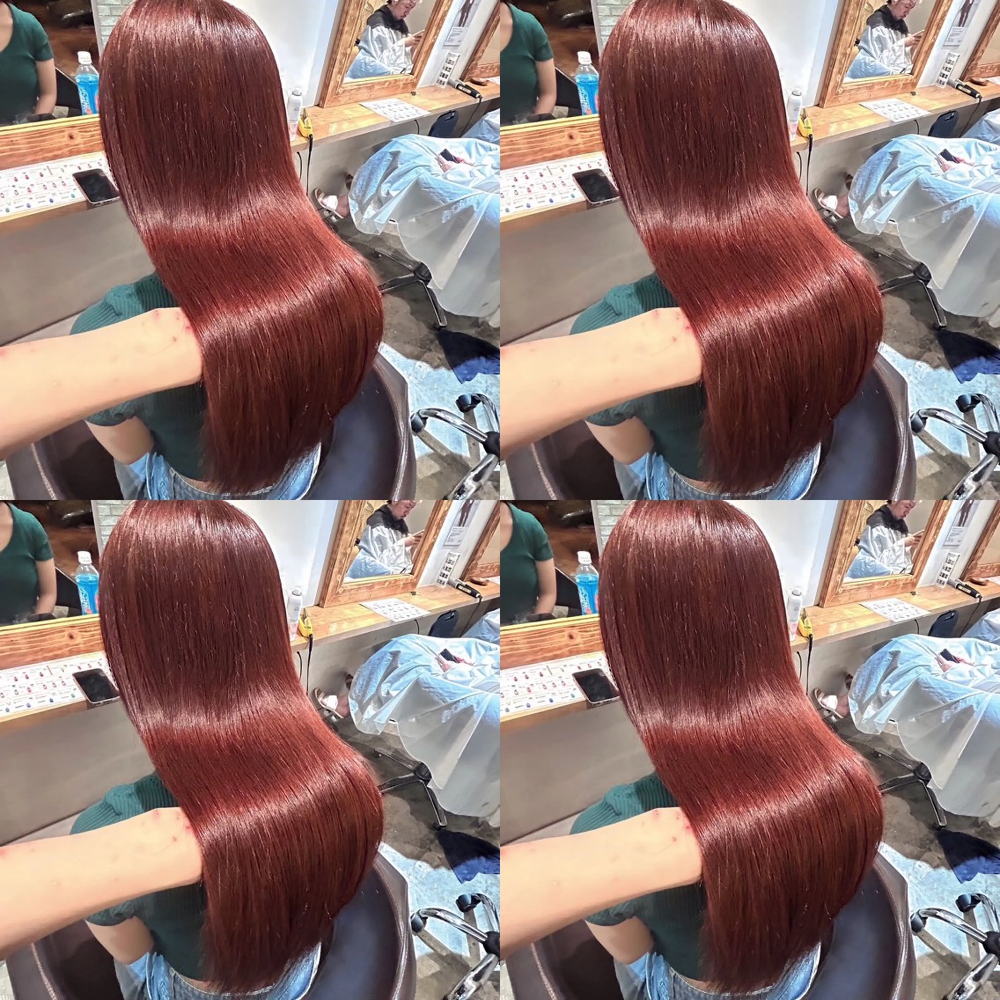 ロング カラー ヘアカラー トリートメント 店長✨️韓国ヘア✖️ 髪質改善カラー／純大のヘアスタイル