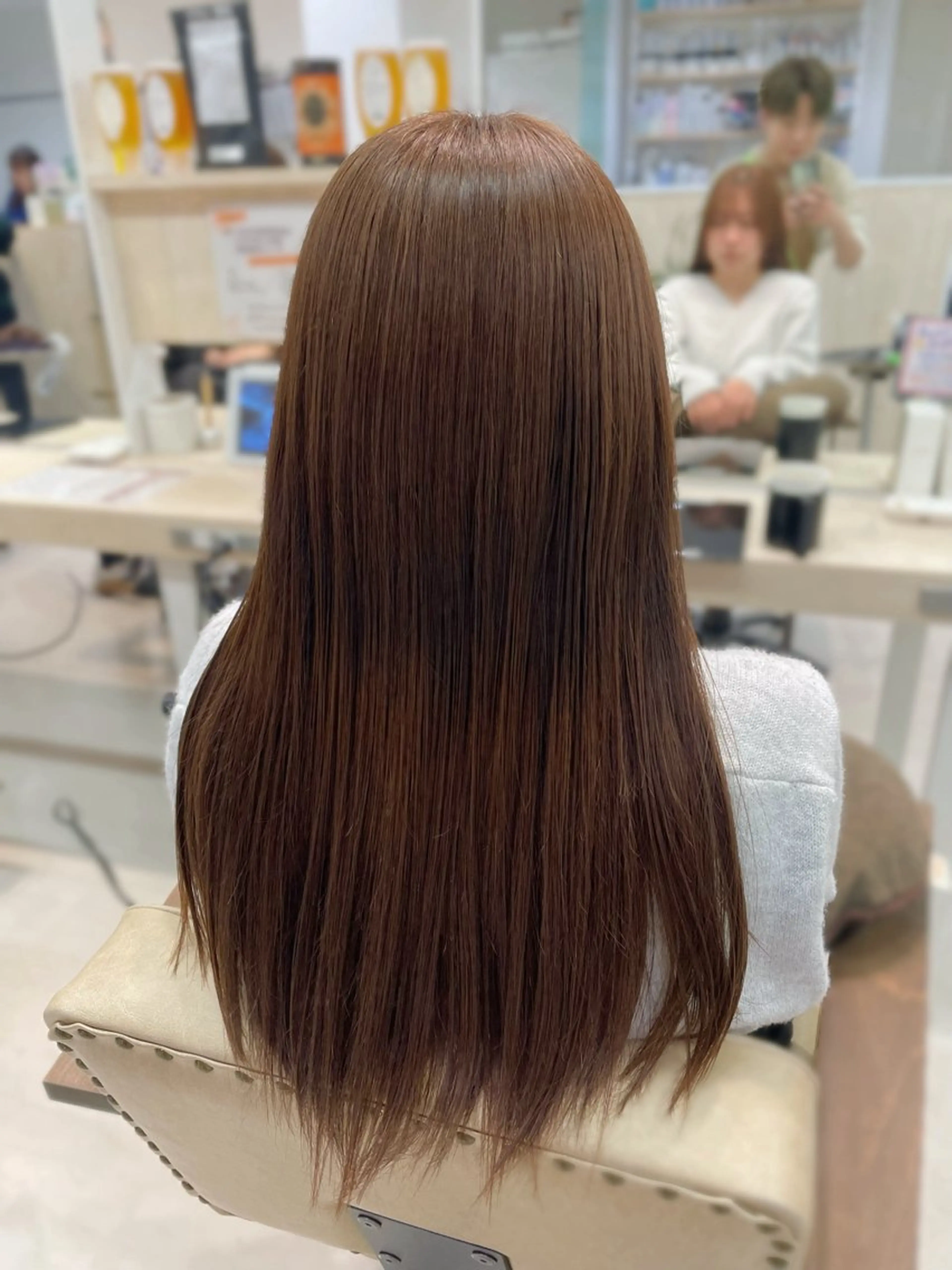 ロング ヘアカラー かずや🍀/髪質改善 /艶髪カラー/眉毛のヘアスタイル