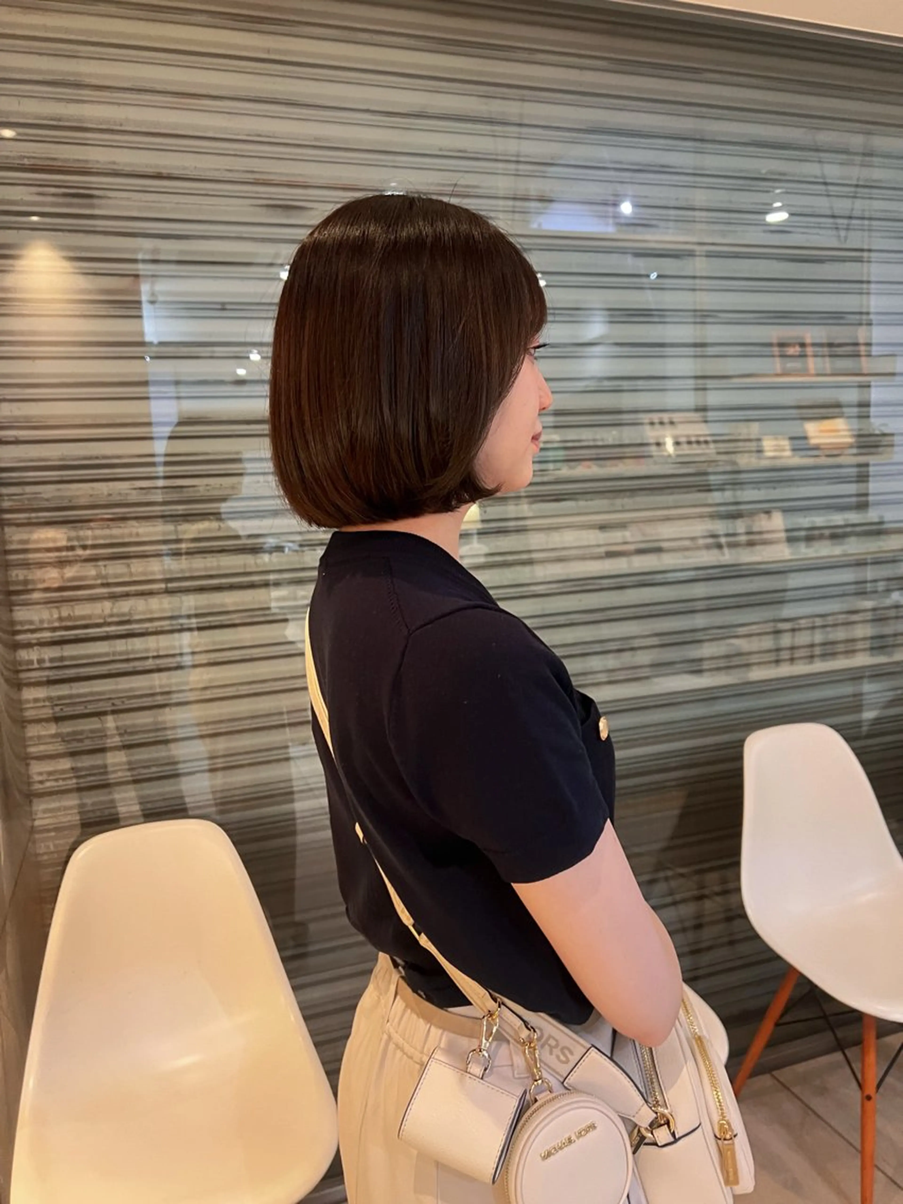 ミディアム リリカ🐈‍⬛ブリー チカラー/上永谷のヘアスタイル