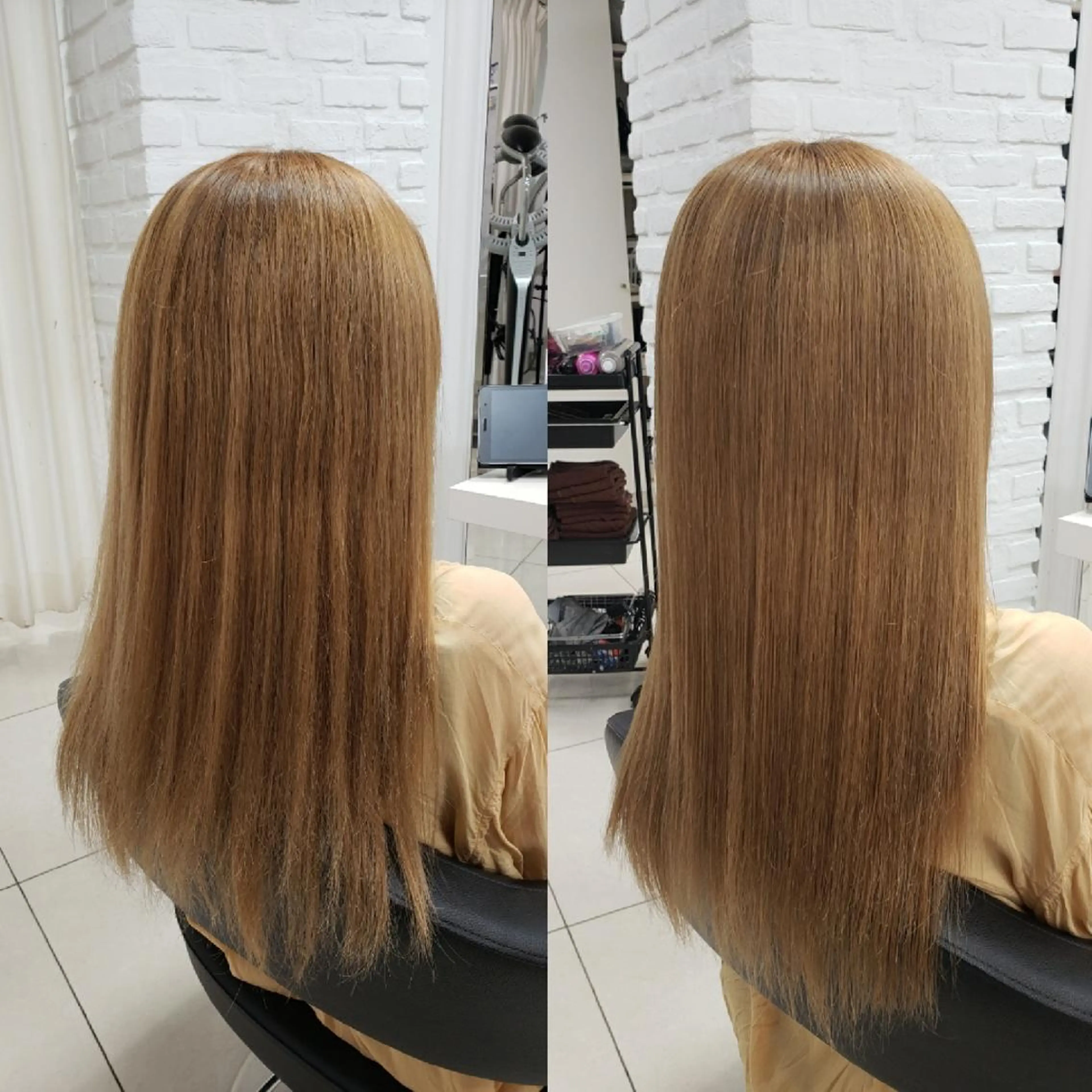 🌟特別料金《傷ませないストレート》🌟🔻艶々酸性ストレート➕2step保湿ケアトリートメント🔻の写真