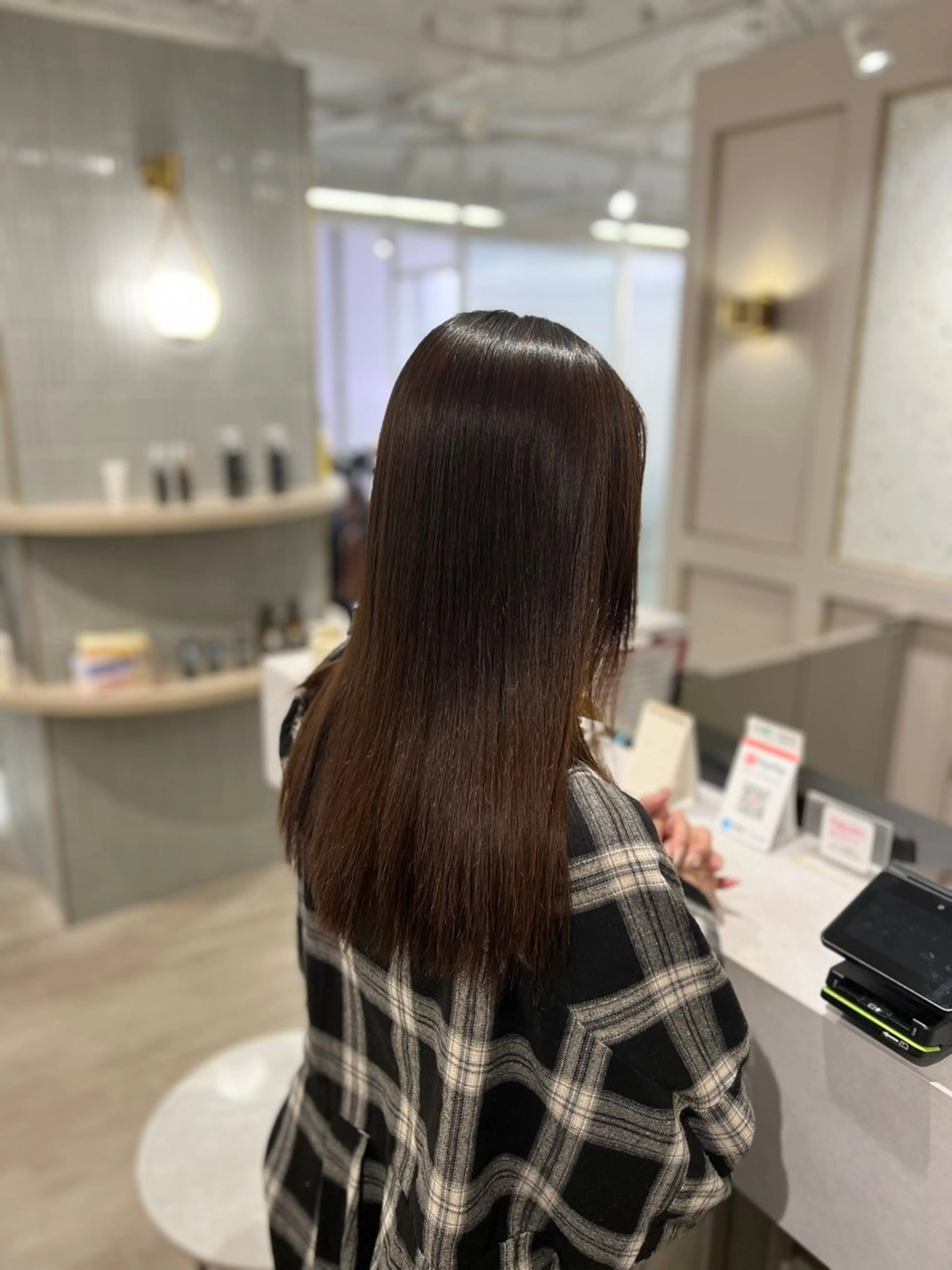 ロング カット 縮毛矯正 トリートメント 髪質改善 ヒデのヘアスタイル