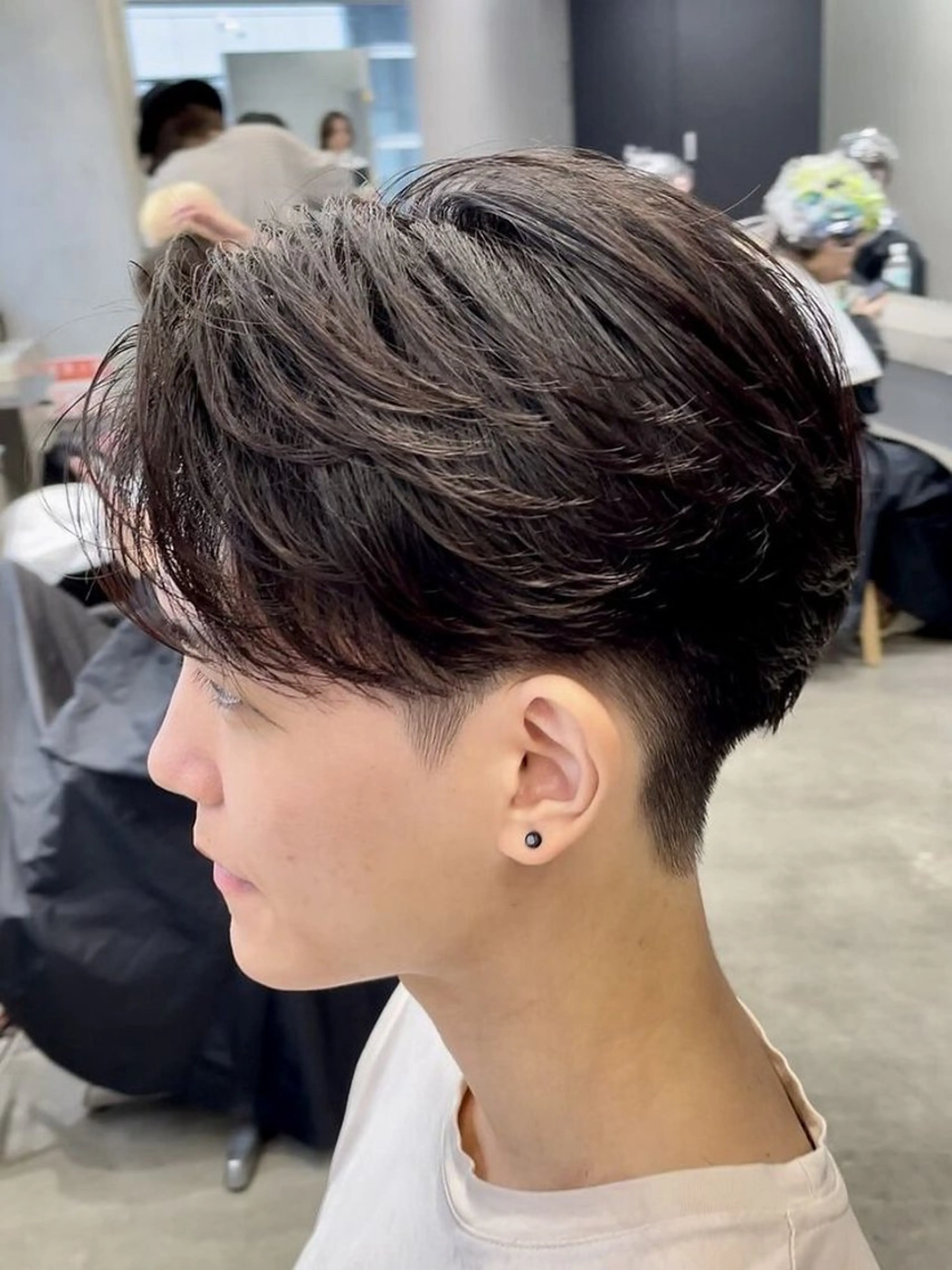 🔥立川でできる🔥【曲がる縮毛矯正】癖毛の方オススメ‼️縮毛矯正＋メンズカット＋トリートメント/ストレートパーマの写真