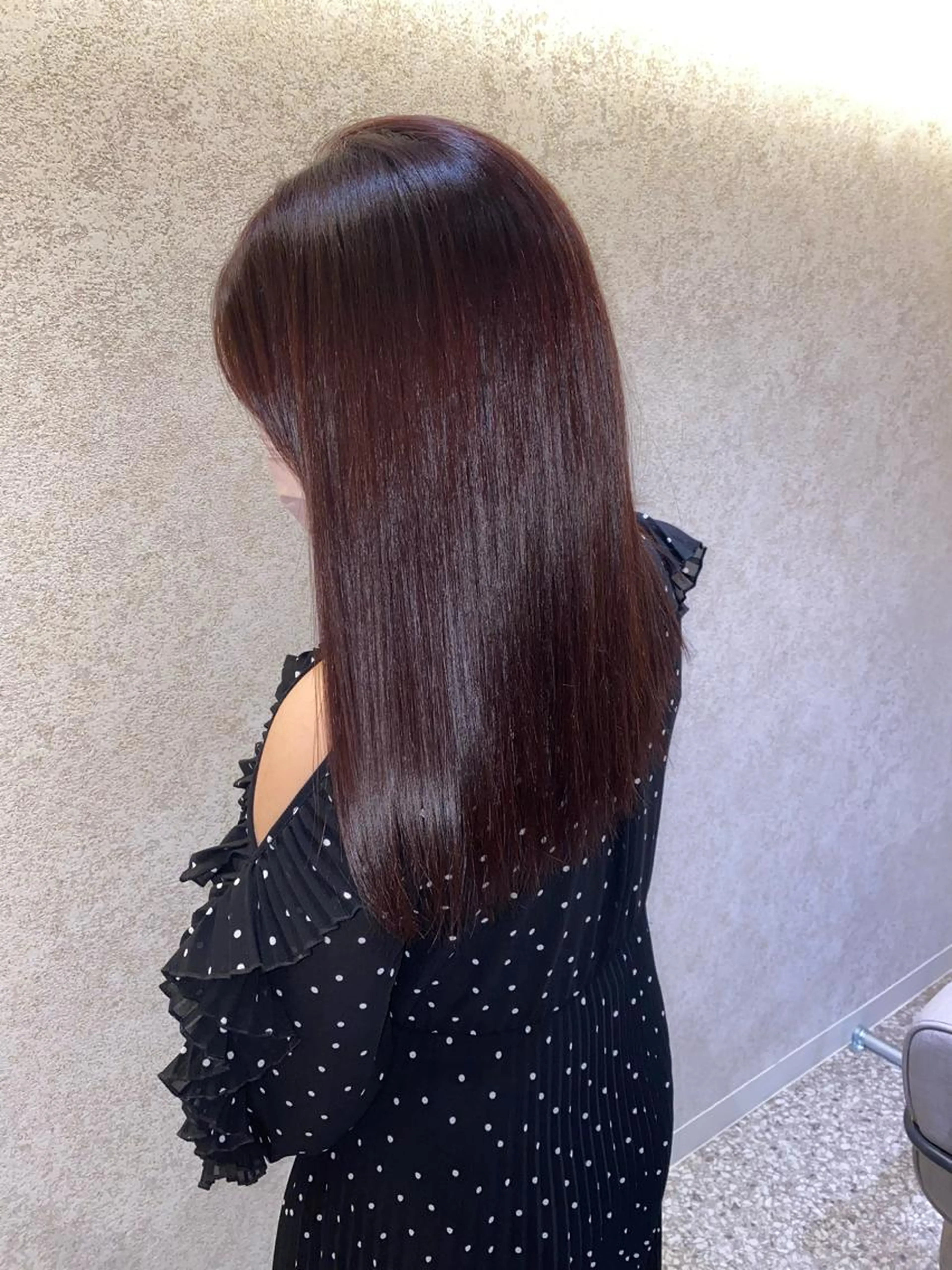 【ご新規様平日限定】カット＋オーガニック艶カラー(全体)＋プレtrの写真