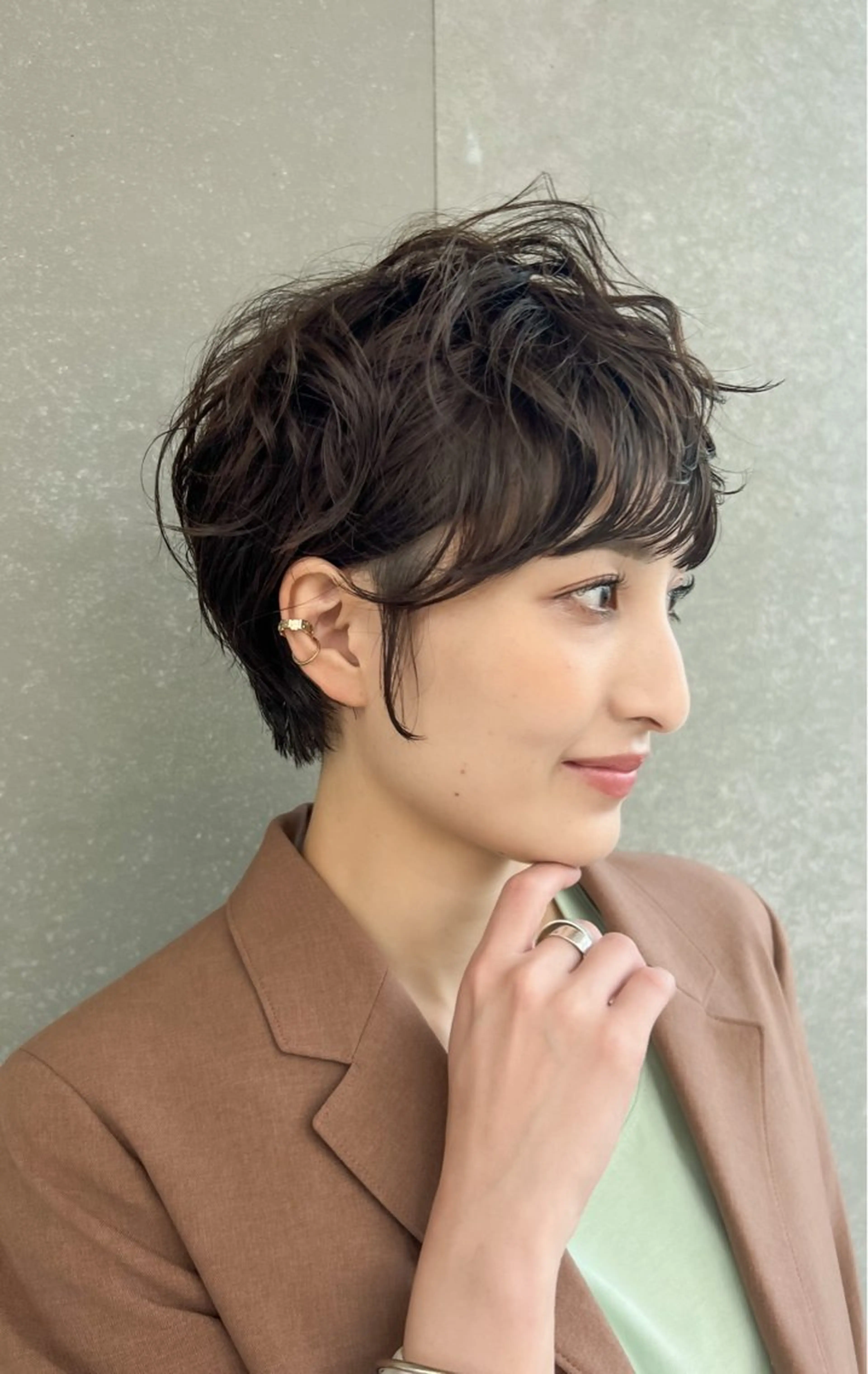 ショート パーマ Lond partir 【ロンド パルティール】所属・🫧ショート/ボブ/ パーマ/ゆーな🫧‪のヘアスタイル