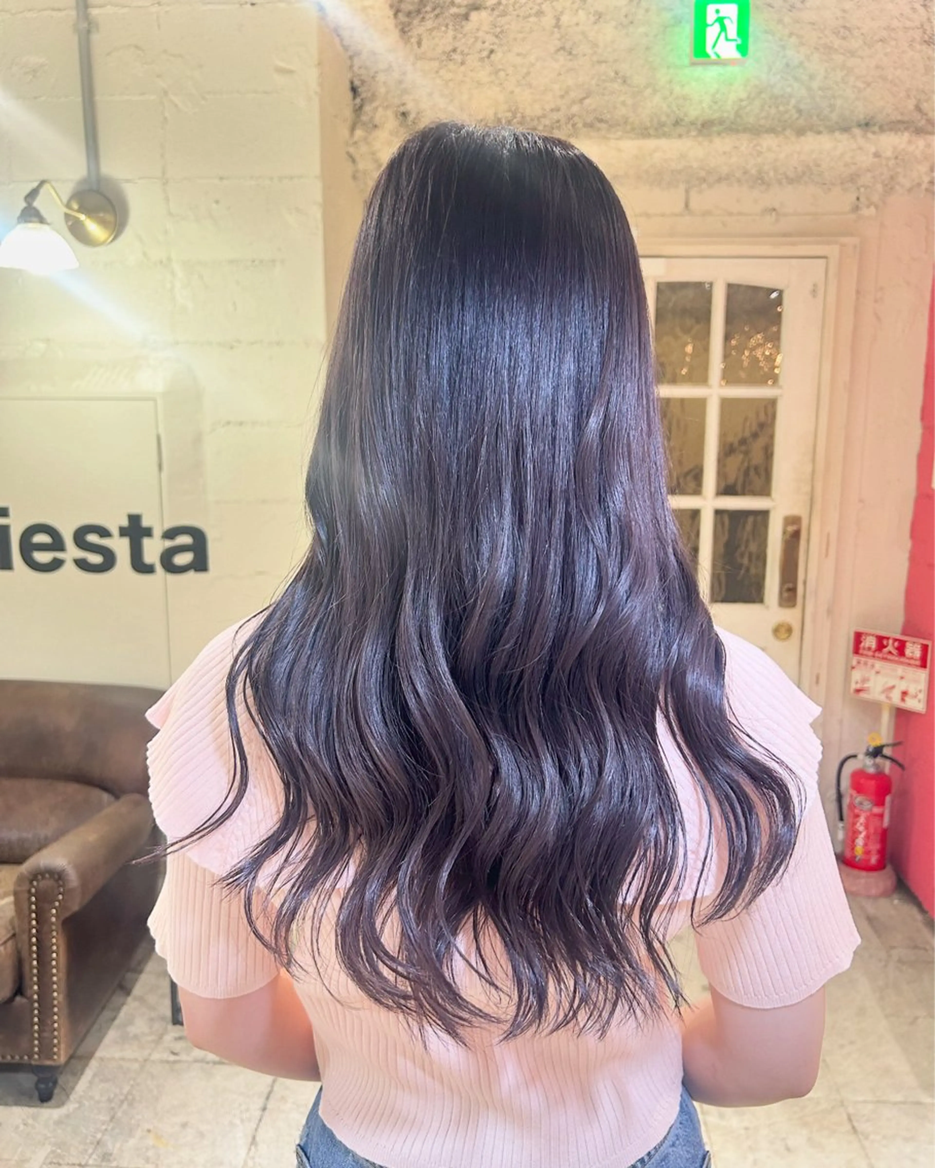 セミロング カラー ヘアカラー トリートメント ☁️透明感カラー☁️ Reikaのヘアスタイル