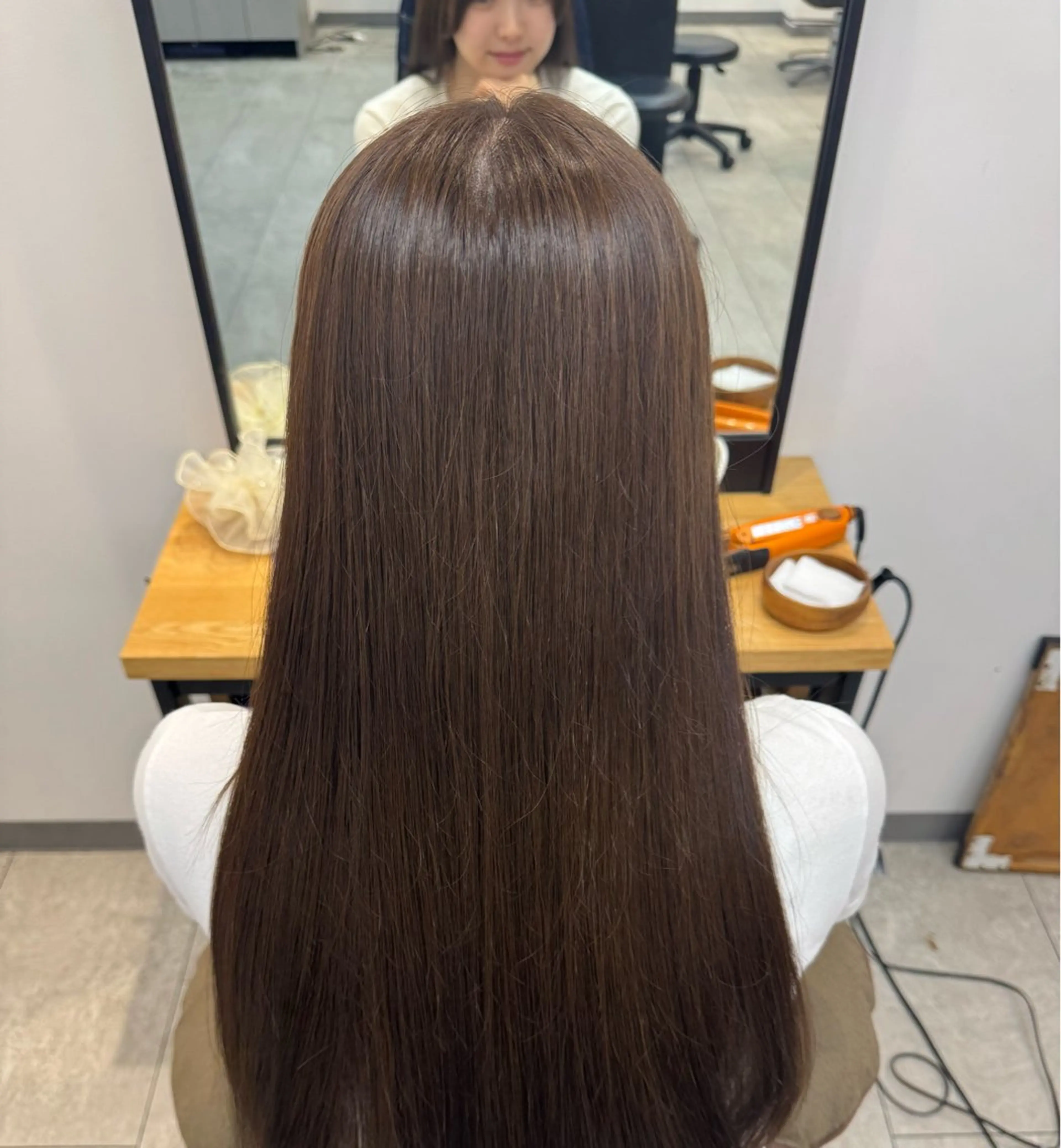 ロング カラー ブラウンカラー モカブラウン New-Line 山下/豪徳寺所属・🫧【山口 /モテ髪/艶感】🫧のヘアスタイル